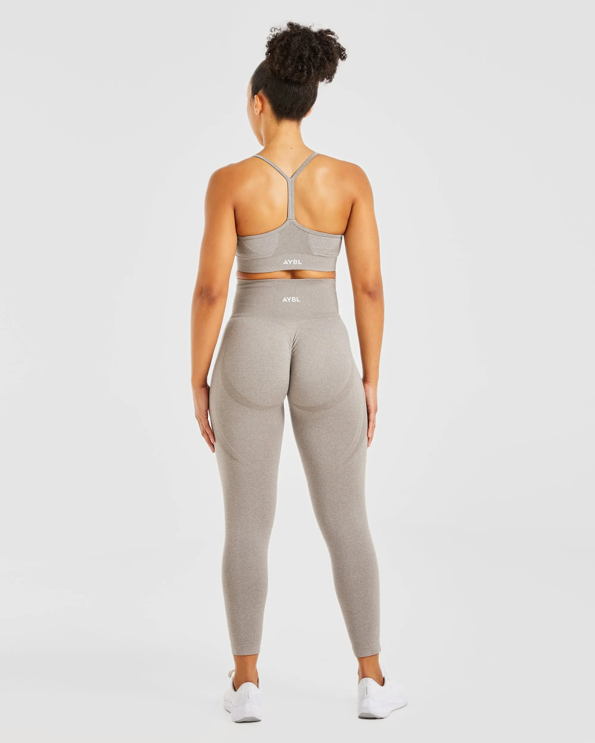 Empower Seamless Leggings - Taupe Marl sold by AYBL product image thumbnail 4