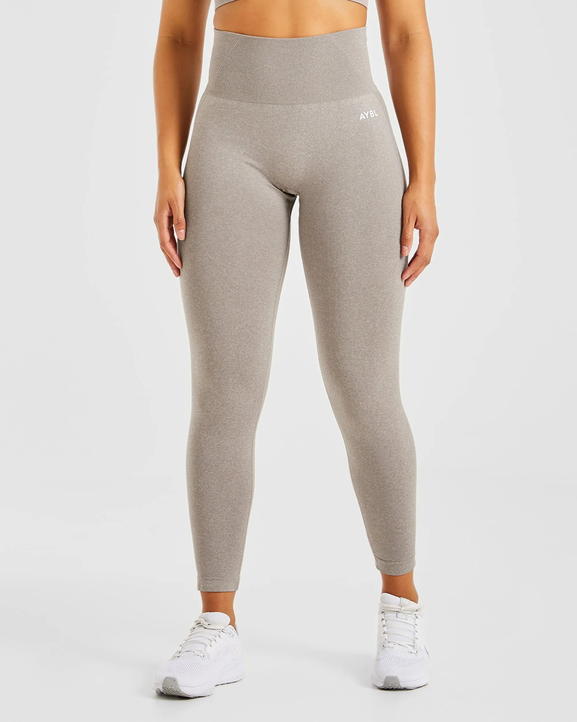 Empower Seamless Leggings - Taupe Marl sold by AYBL