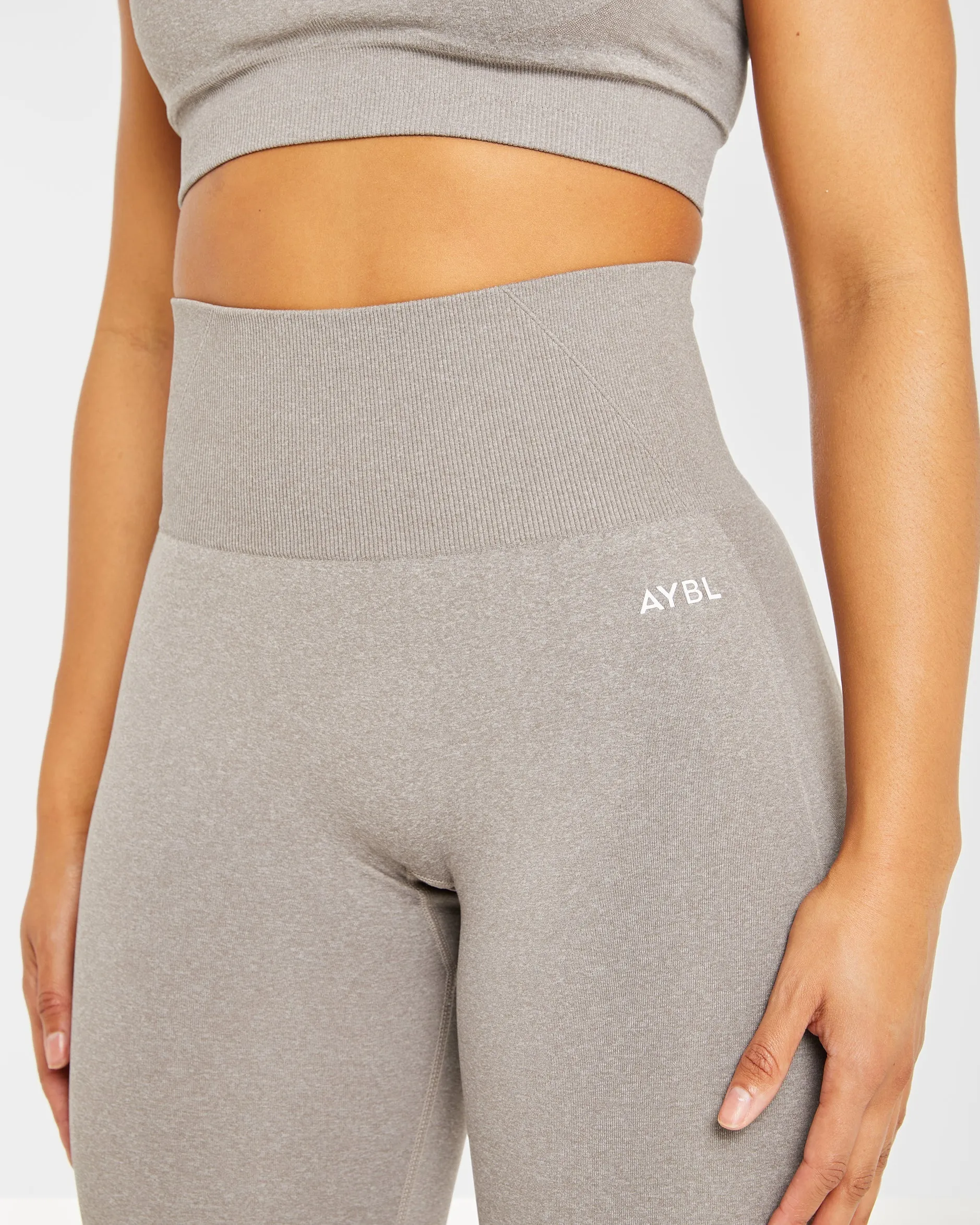 Empower Seamless Leggings - Taupe Marl sold by AYBL product image thumbnail 5
