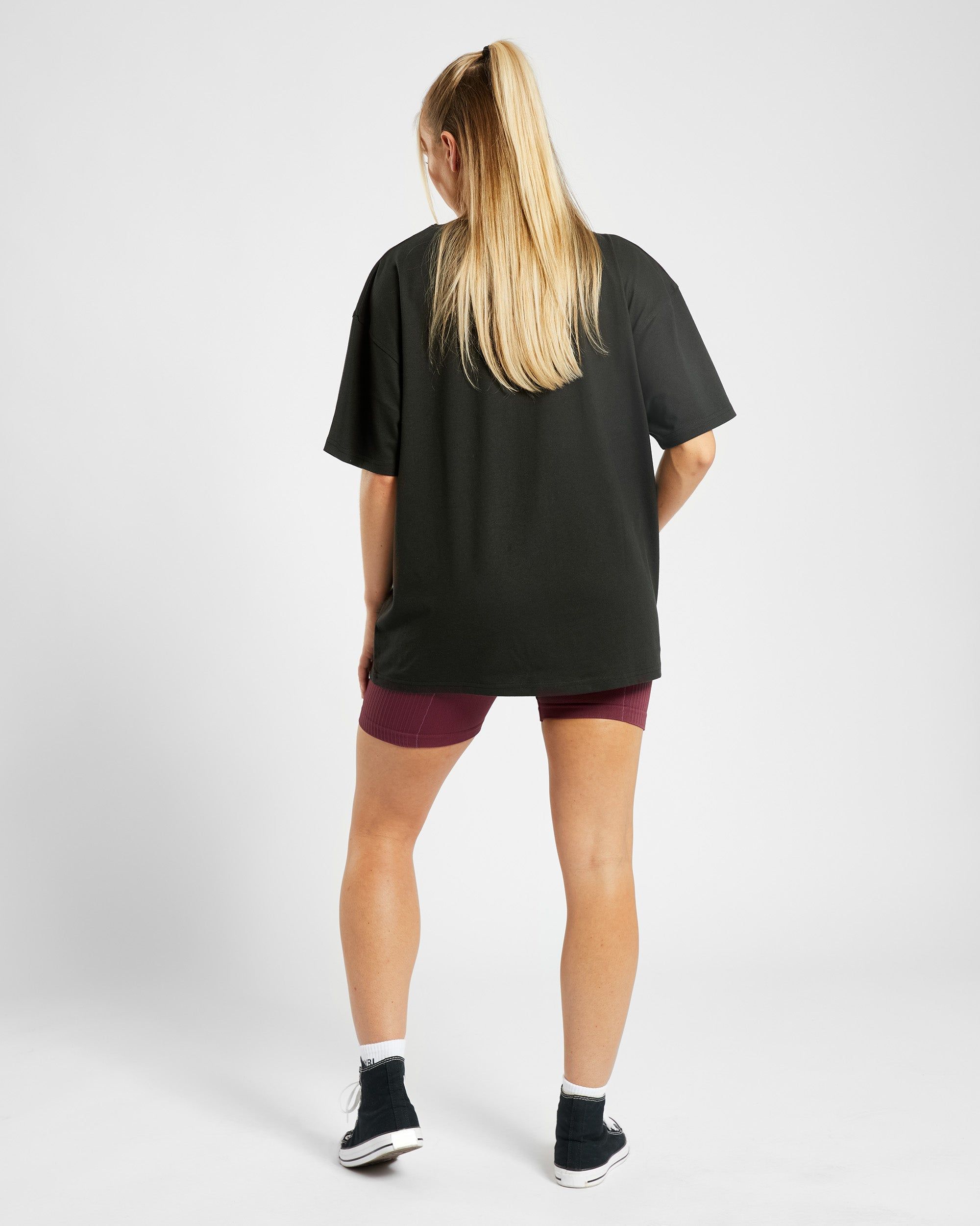 Athletics Varsity Oversized T Shirt - Black sold by AYBL product image thumbnail 4