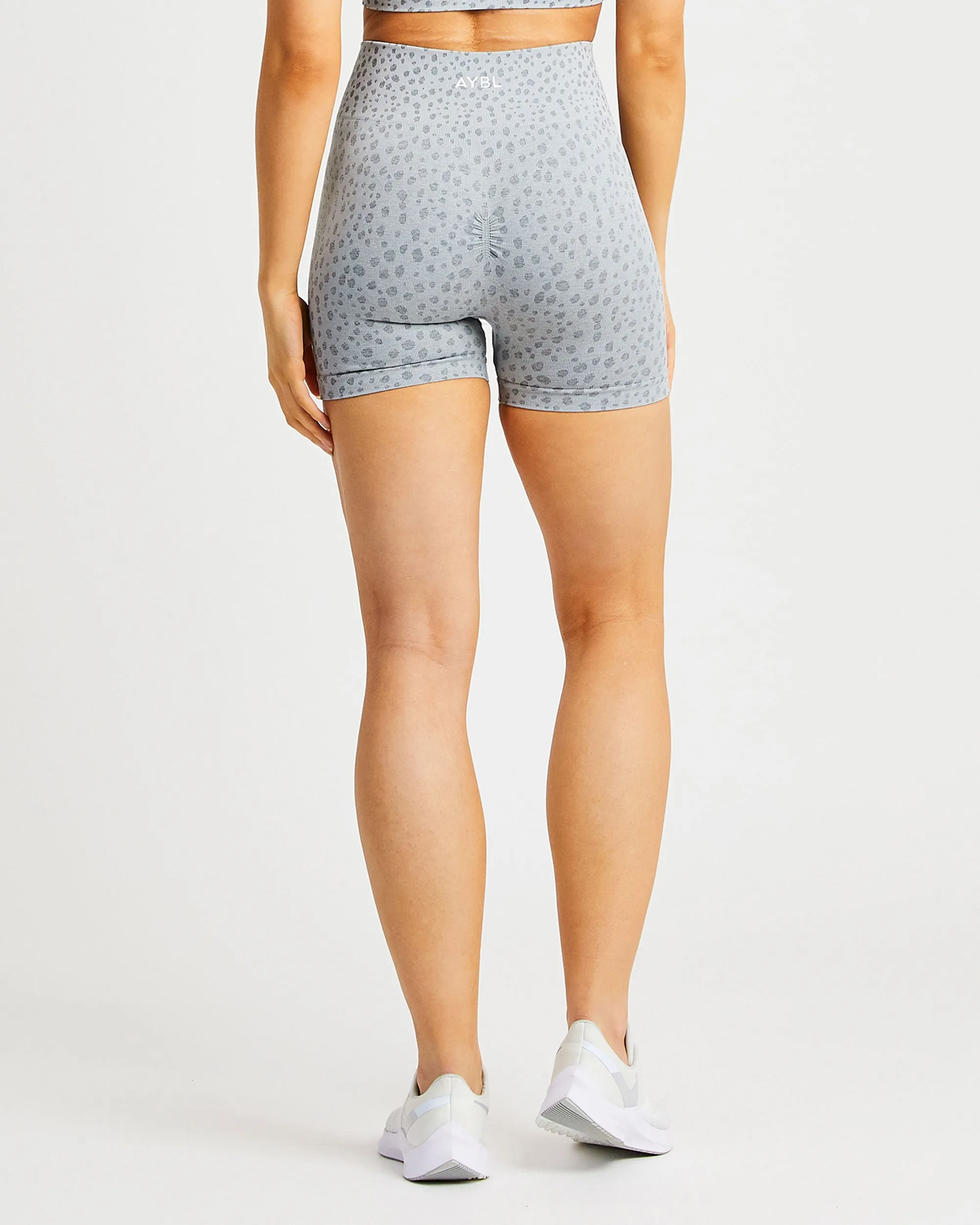 Evolve Speckle Seamless Shorts - Light Grey sold by AYBL product image thumbnail 2