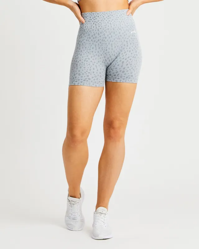 Evolve Speckle Seamless Shorts - Light Grey sold by AYBL