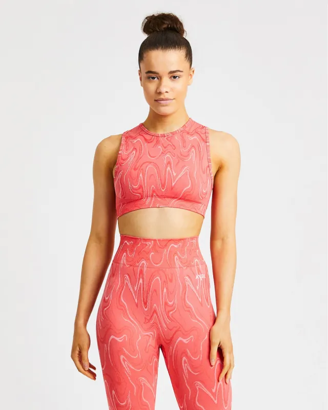 Velocity Seamless Crop Vest - Coral sold by AYBL
