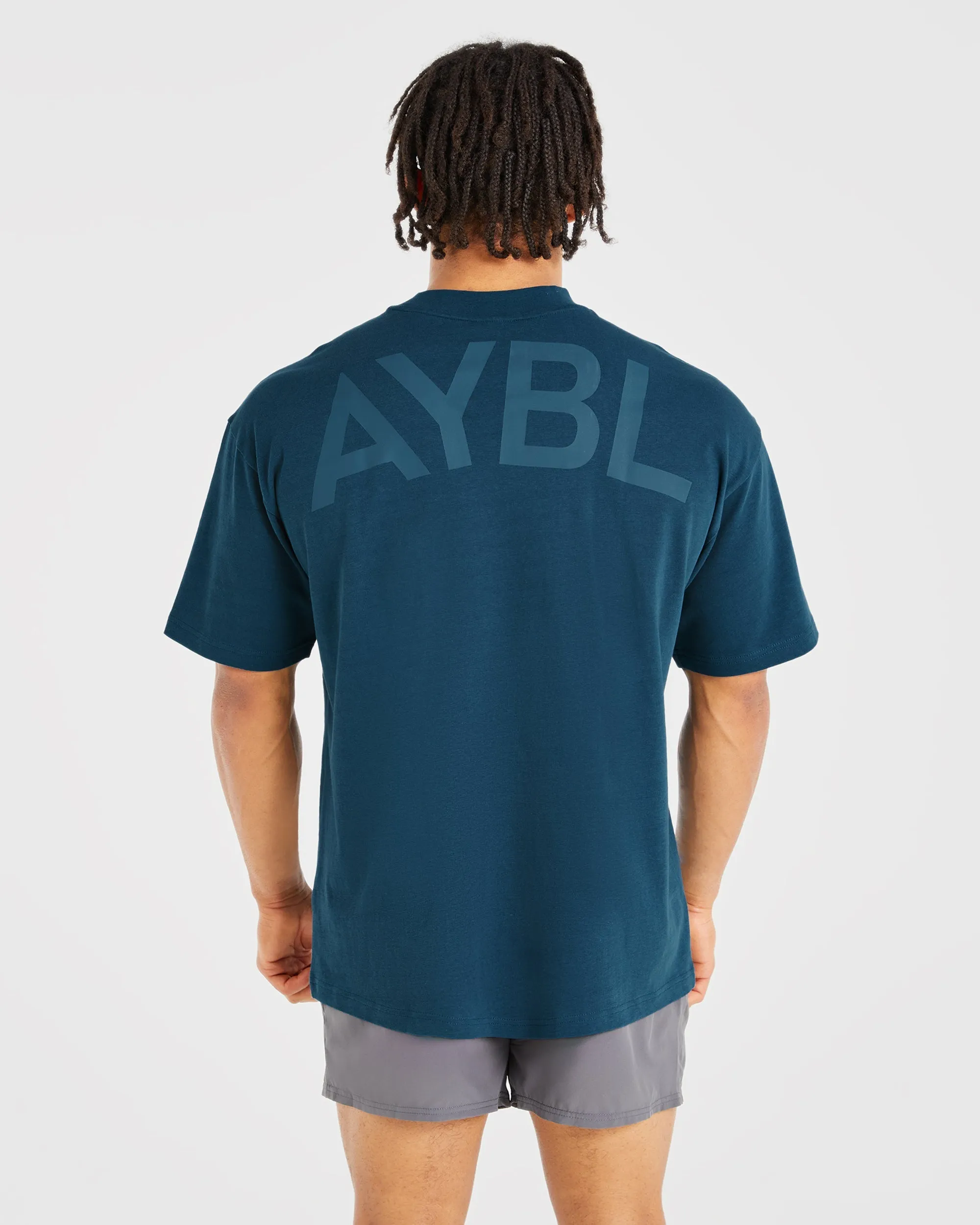 Essential Oversized T Shirt - Marine Blue sold by AYBL