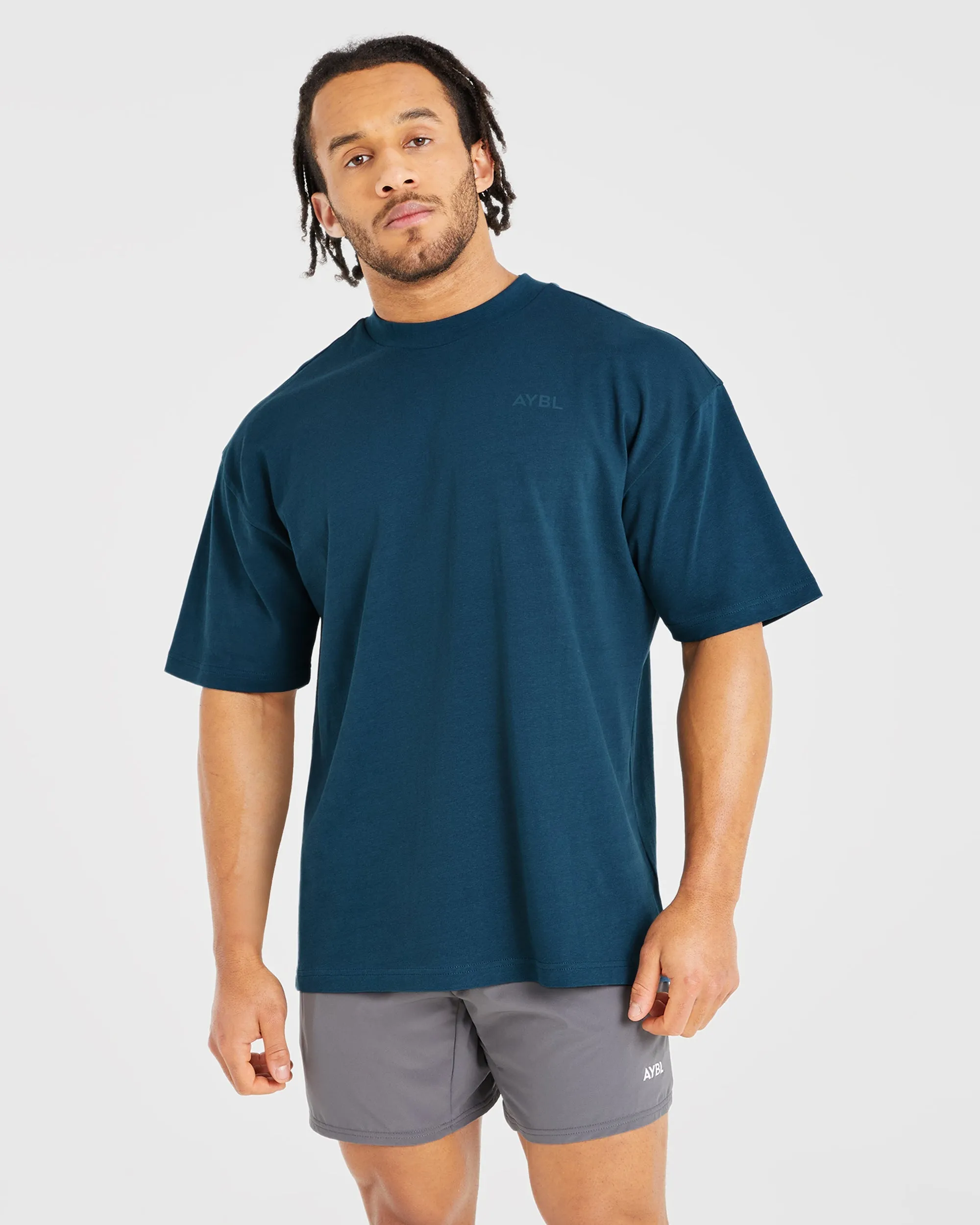 Essential Oversized T Shirt - Marine Blue sold by AYBL product image thumbnail 2