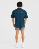 Essential Oversized T Shirt - Marine Blue sold by AYBL