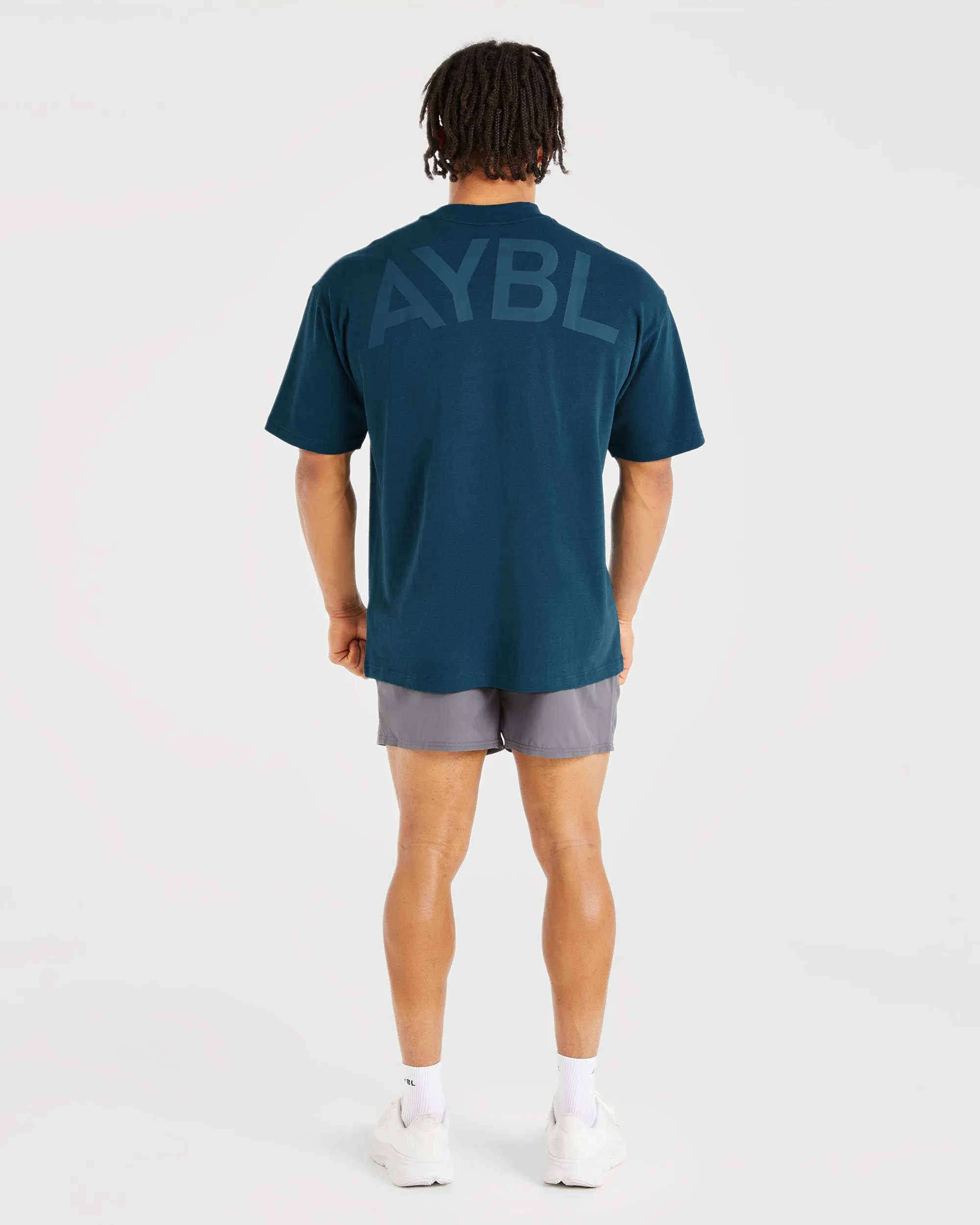 Essential Oversized T Shirt - Marine Blue sold by AYBL product image thumbnail 3