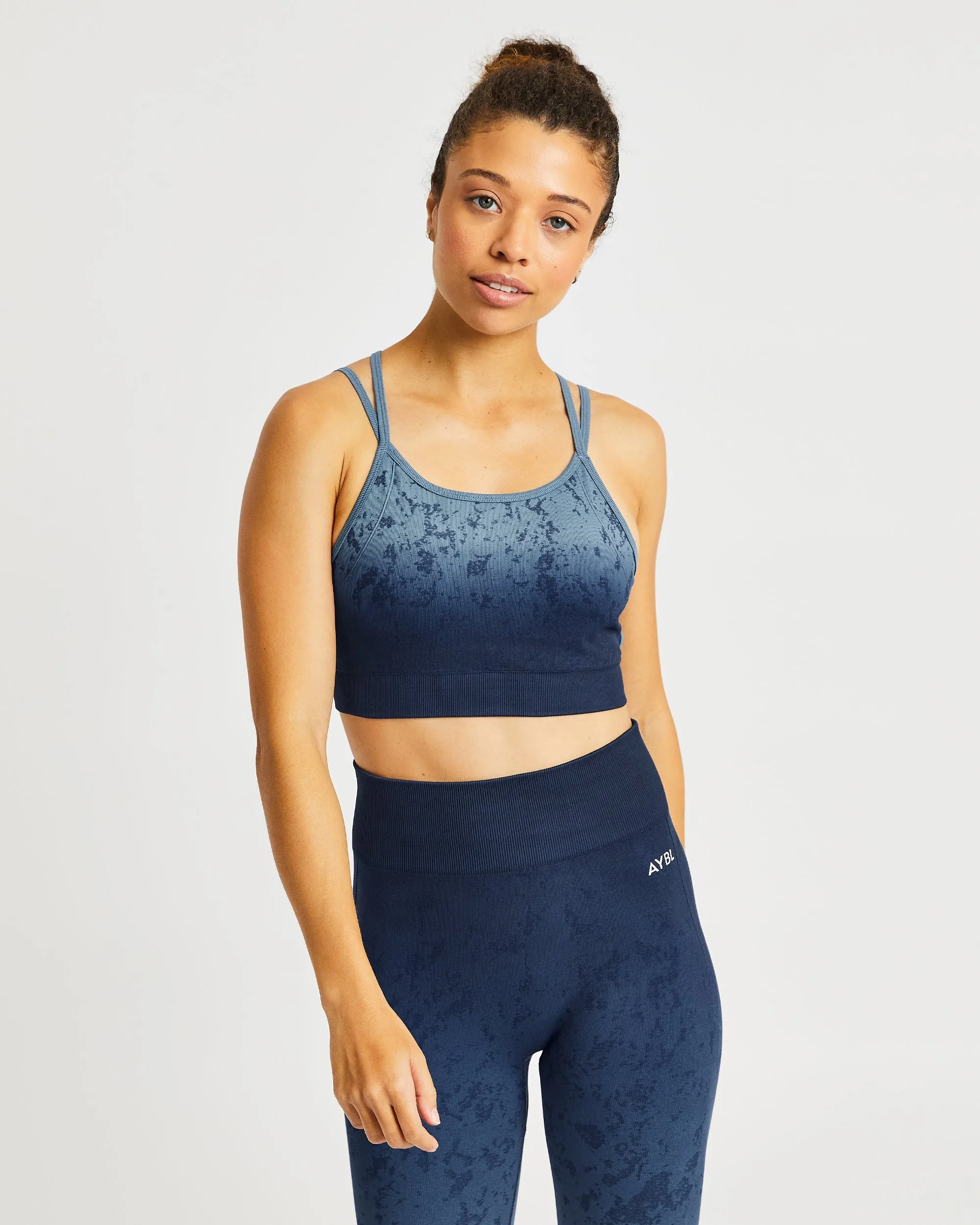 Flare Seamless Sports Bra - Blue sold by AYBL