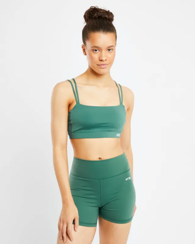 Essential Bandeau Sports Bra - Green sold by AYBL