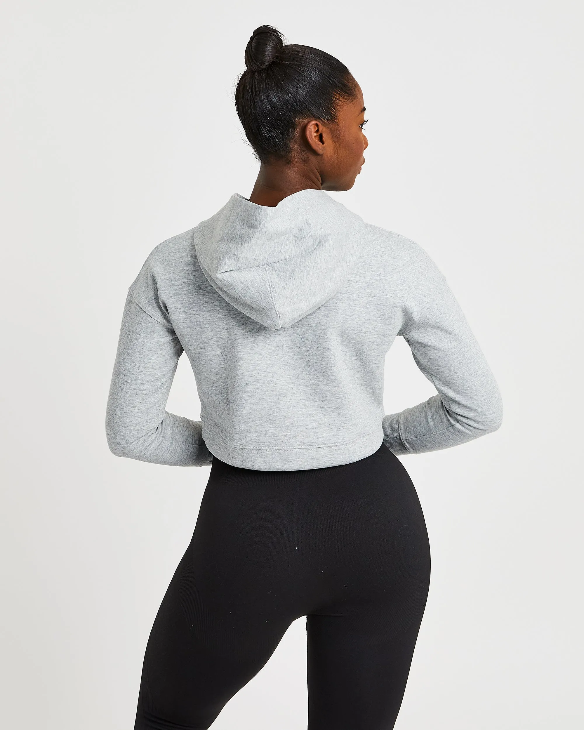 Everyday Drawcord Hoodie - Heather Grey sold by AYBL product image thumbnail 2