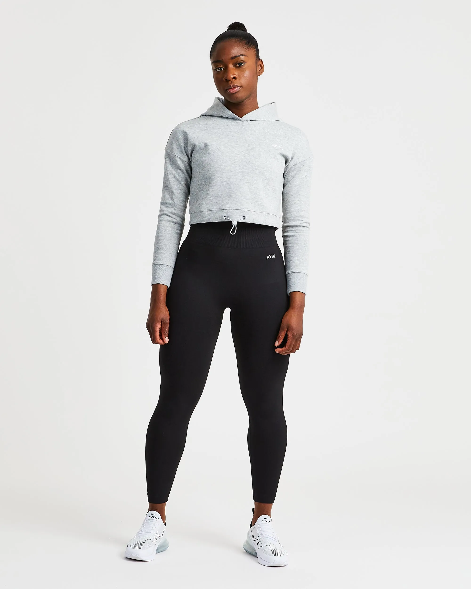 Everyday Drawcord Hoodie - Heather Grey sold by AYBL product image thumbnail 3