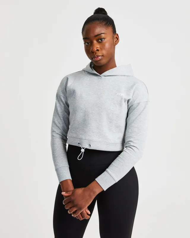 Everyday Drawcord Hoodie - Heather Grey sold by AYBL