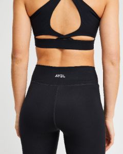 Flow Sports Bra - Black sold by AYBL