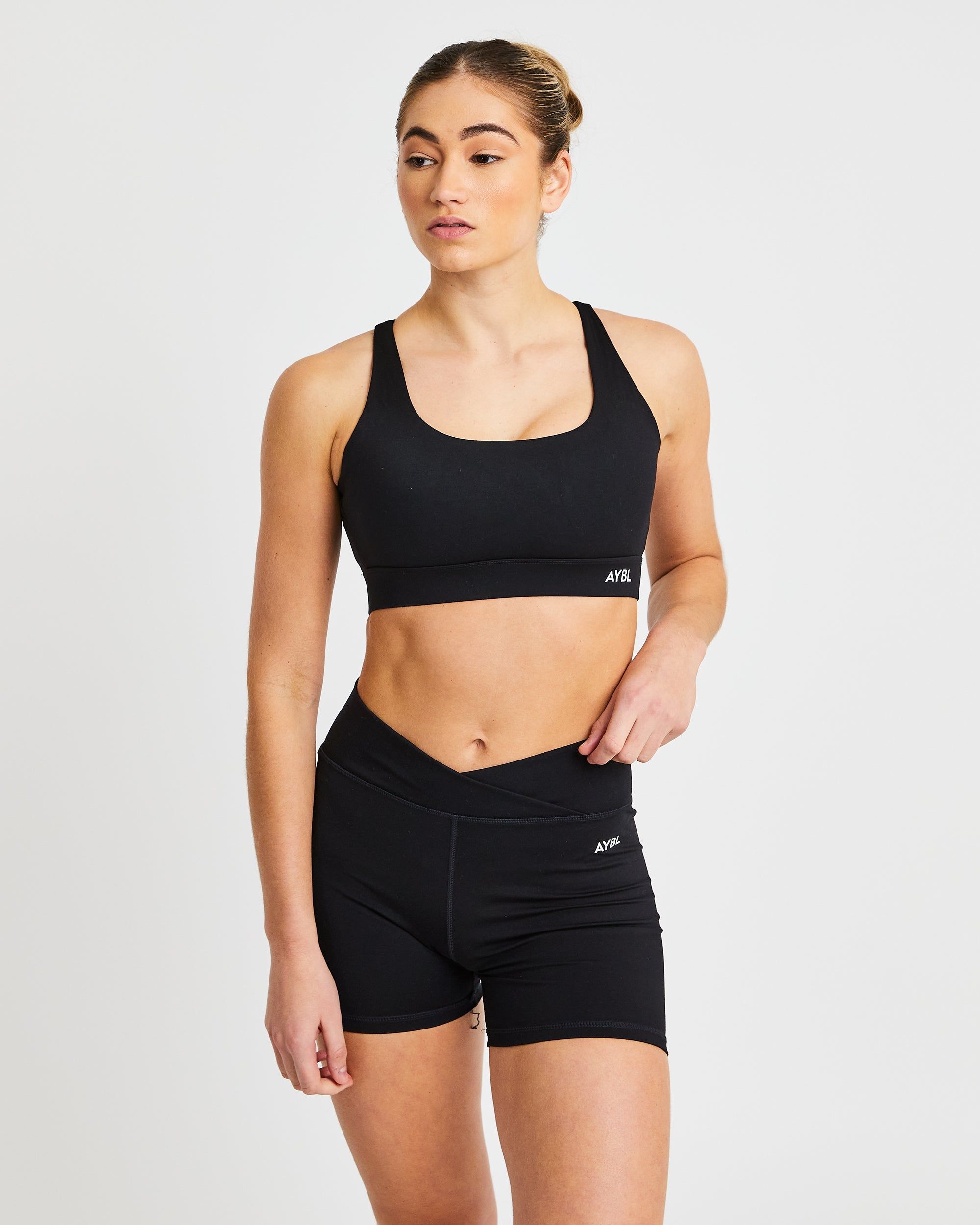 Flow Sports Bra - Black sold by AYBL