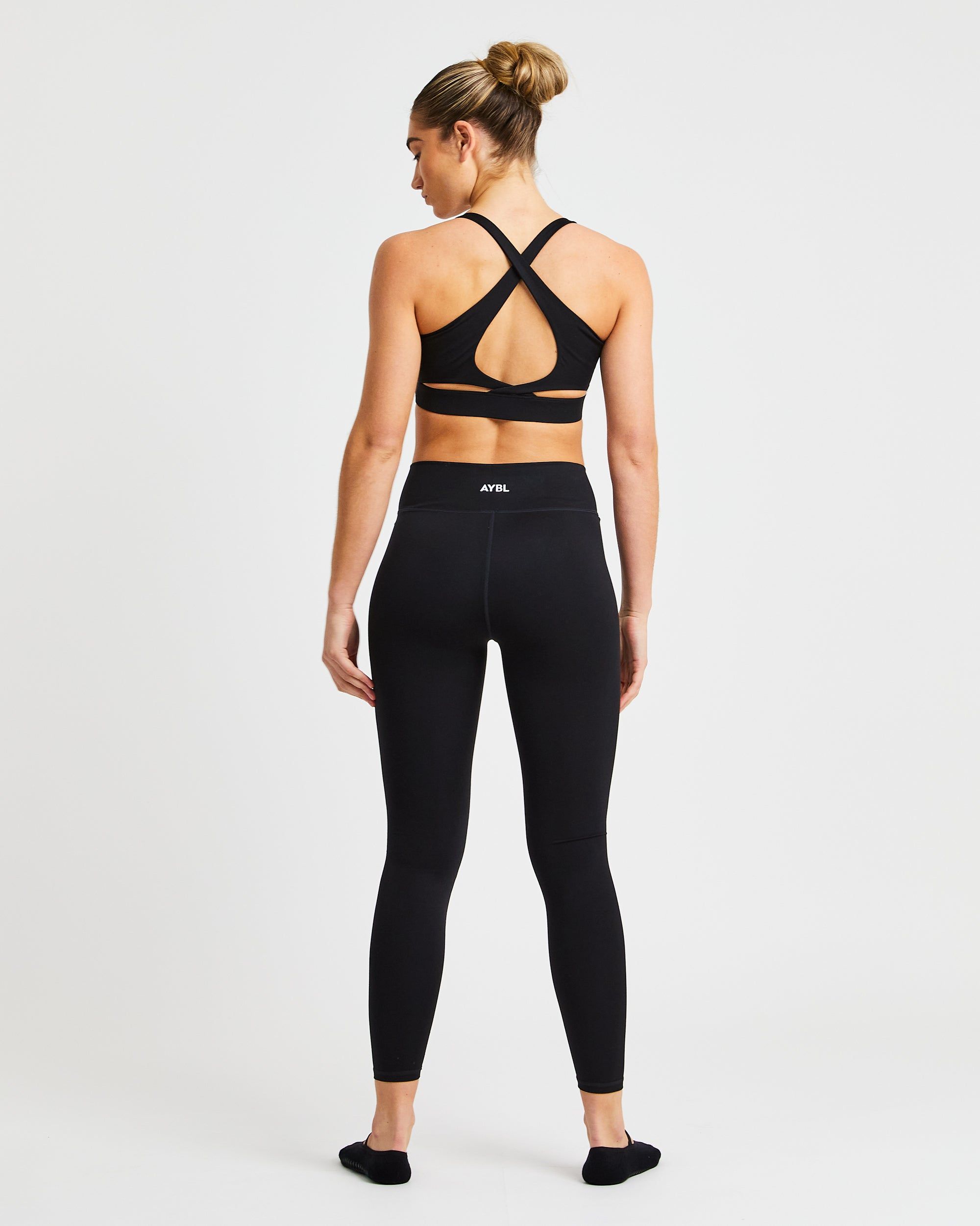 Flow Sports Bra - Black sold by AYBL product image thumbnail 4