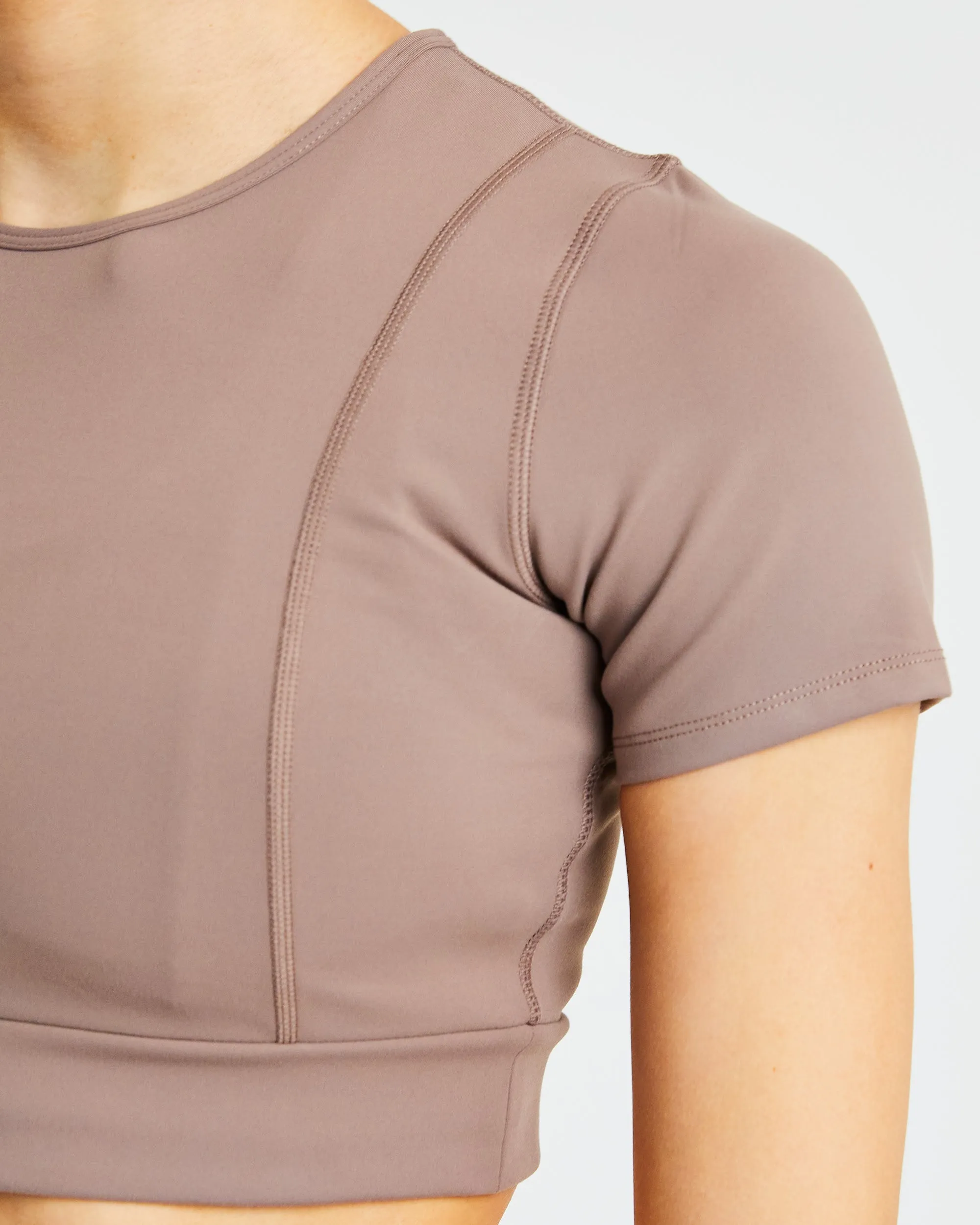 Pace Crop Top - Taupe Brown sold by AYBL product image thumbnail 5
