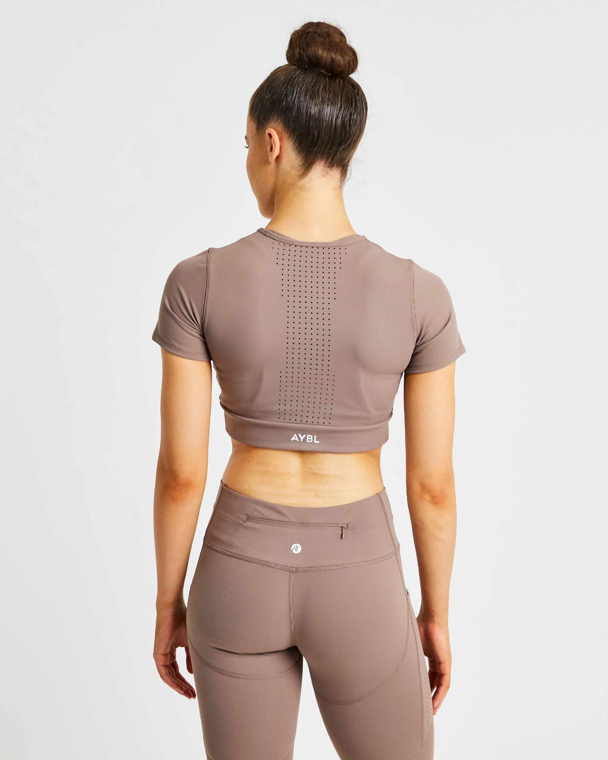 Pace Crop Top - Taupe Brown sold by AYBL product image thumbnail 2