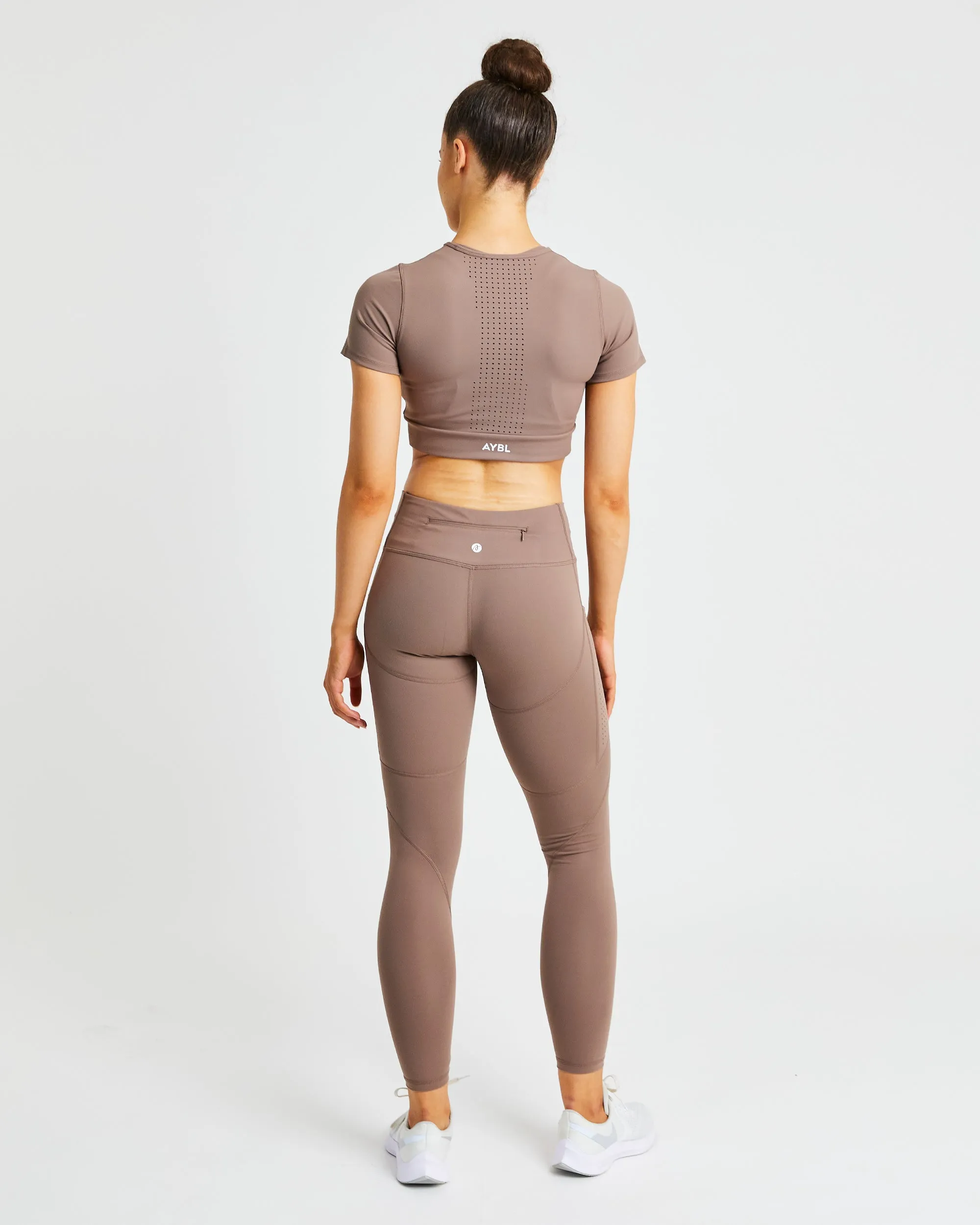 Pace Crop Top - Taupe Brown sold by AYBL product image thumbnail 4