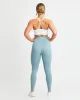 Essential Seamless Ruched Sports Bra - White sold by AYBL