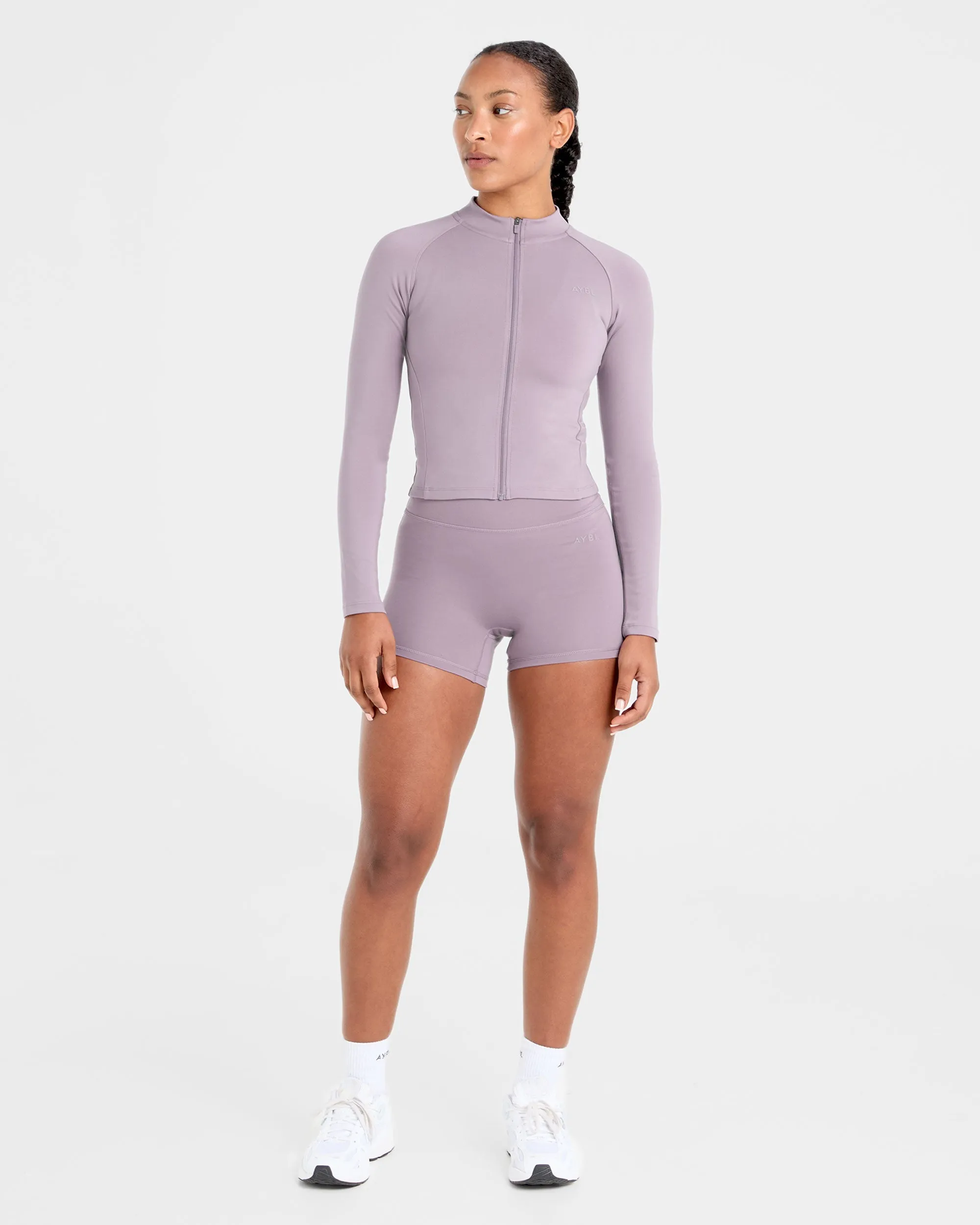 Staple Zip Jacket - Mauve Purple sold by AYBL product image thumbnail 3