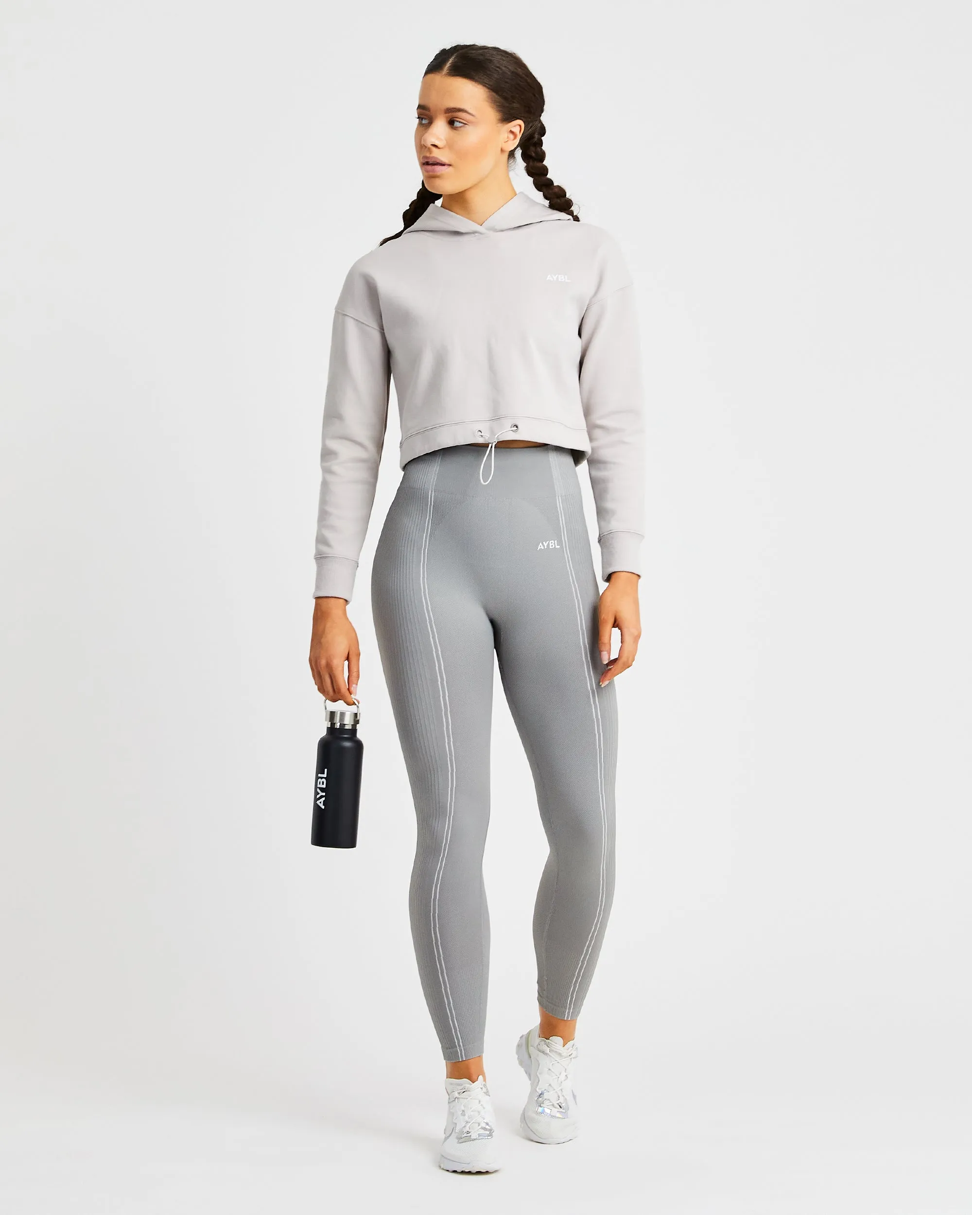 Everyday Drawcord Hoodie - Dove Grey sold by AYBL product image thumbnail 5