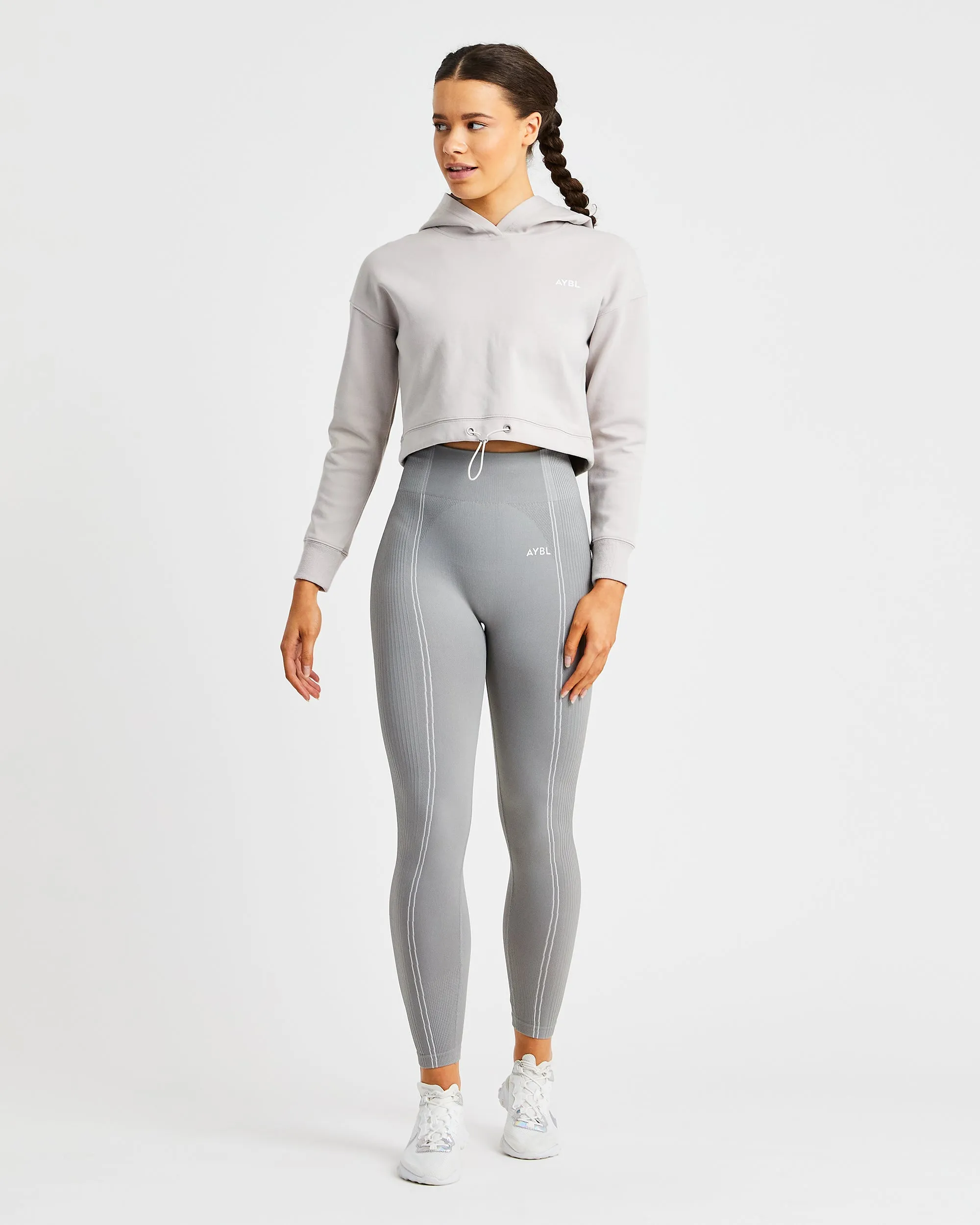 Everyday Drawcord Hoodie - Dove Grey sold by AYBL product image thumbnail 3