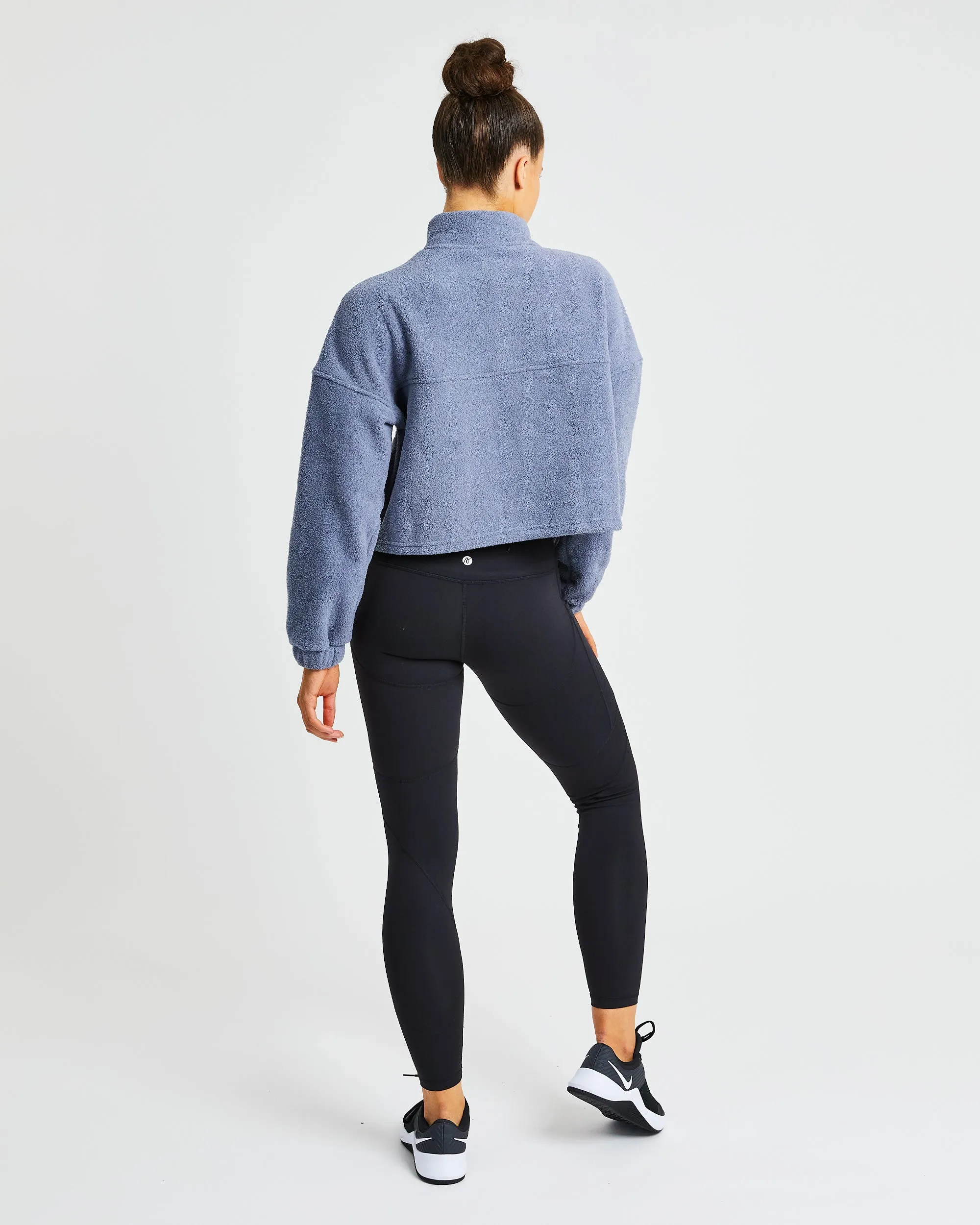 Effortless Oversized Crop Fleece - Stone Blue sold by AYBL product image thumbnail 4