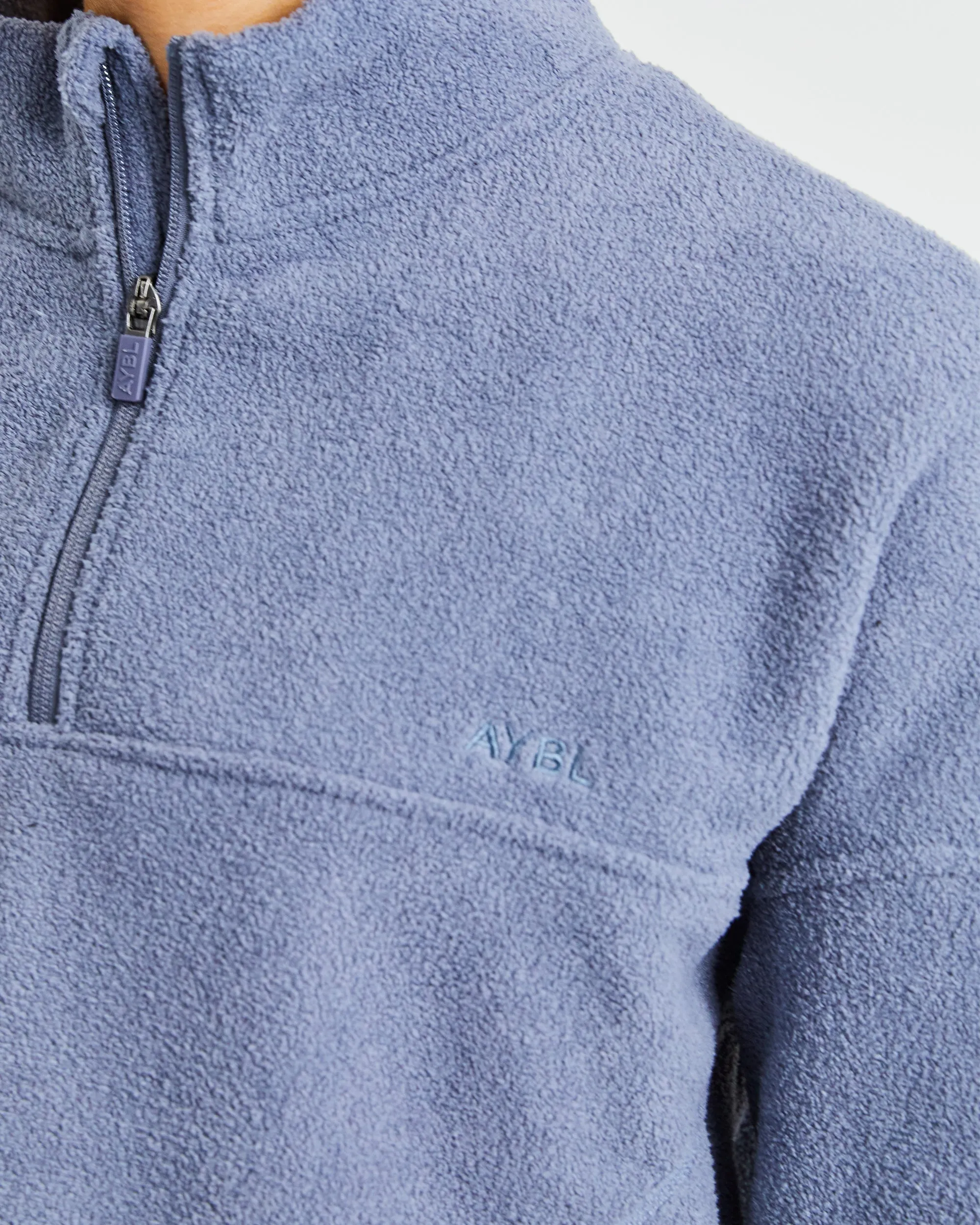 Effortless Oversized Crop Fleece - Stone Blue sold by AYBL product image thumbnail 5