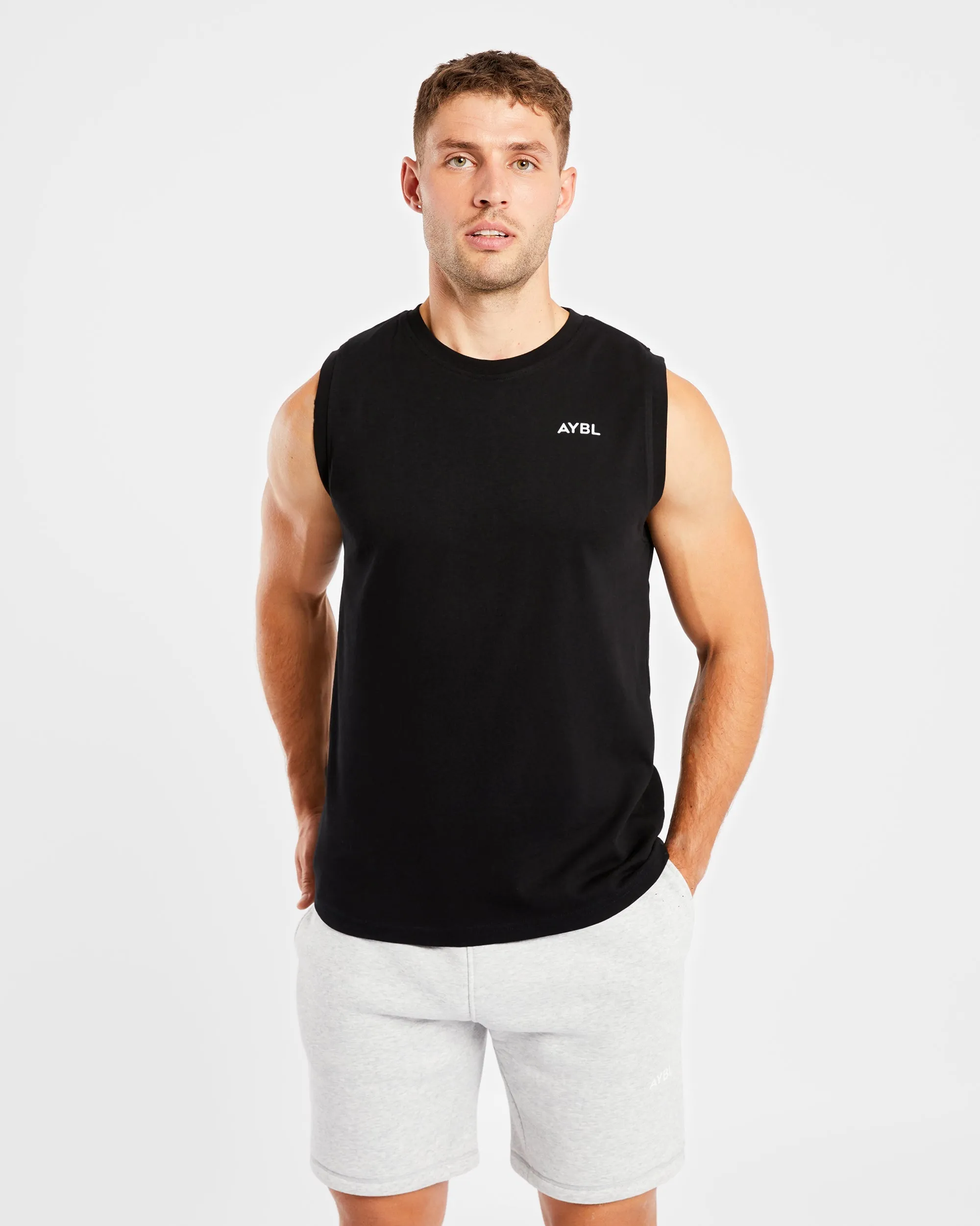 Essential Tank - Black sold by AYBL