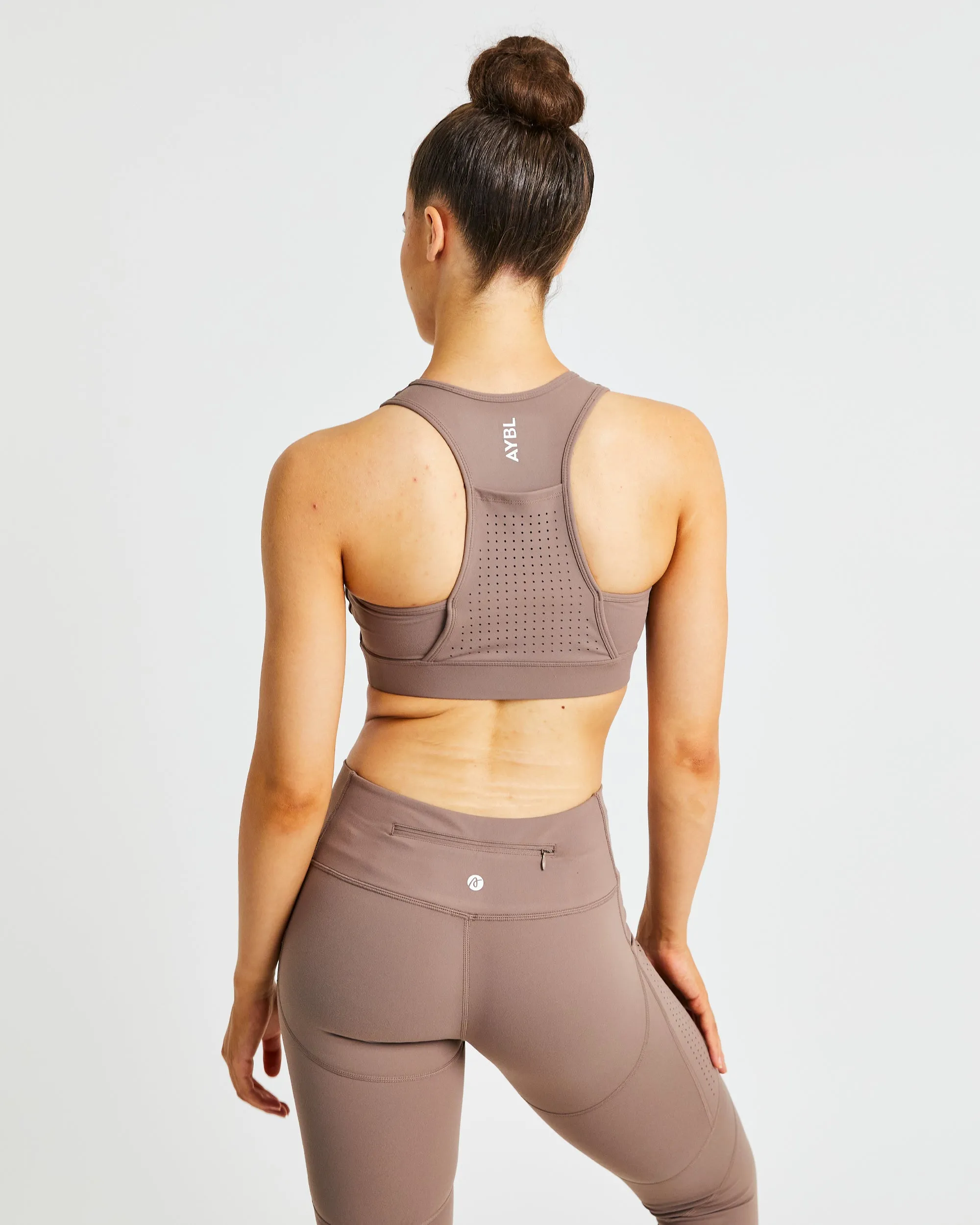 Pace Sports Bra - Taupe Brown sold by AYBL product image thumbnail 2