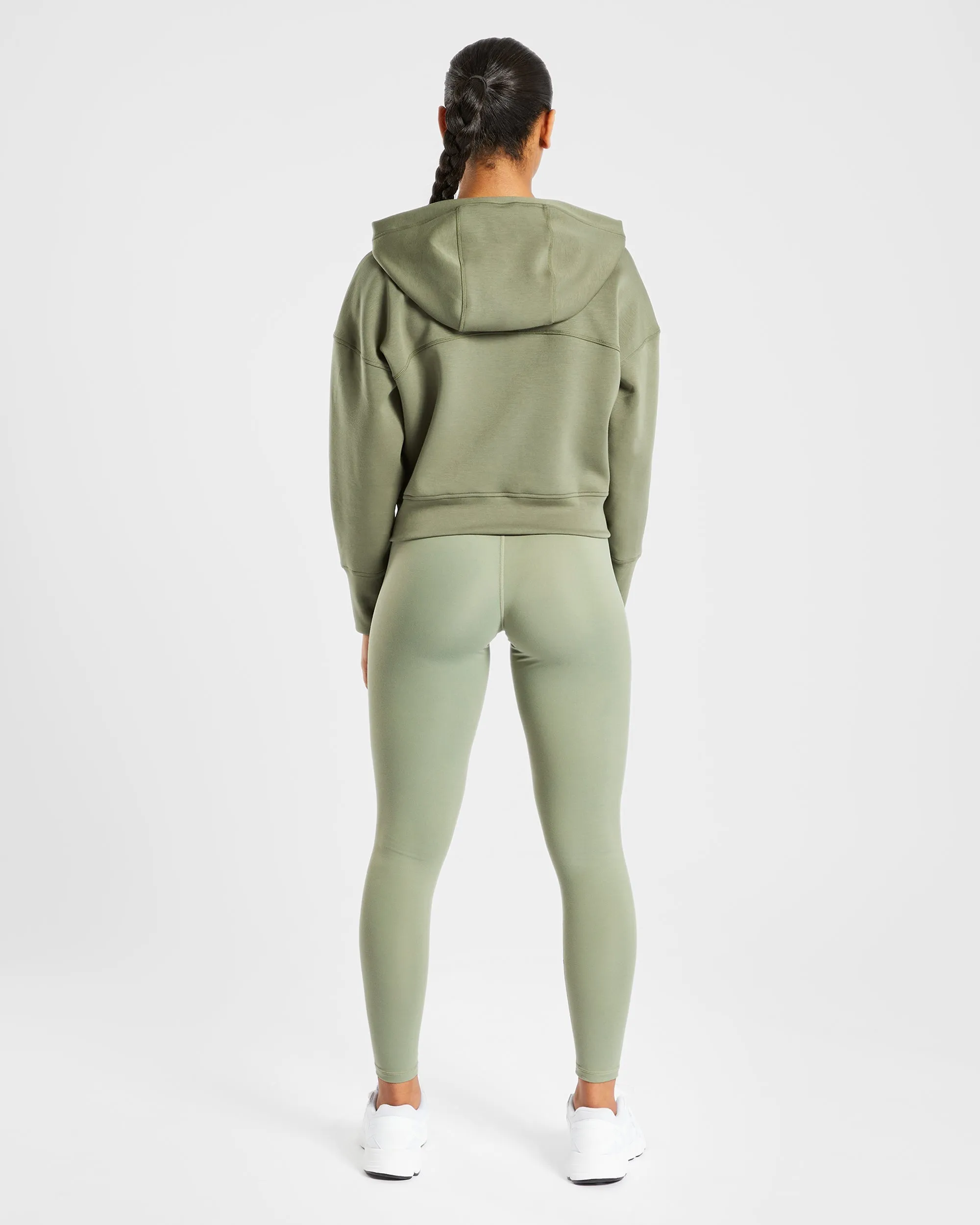 Zip Up Jacket - Khaki sold by AYBL product image thumbnail 4