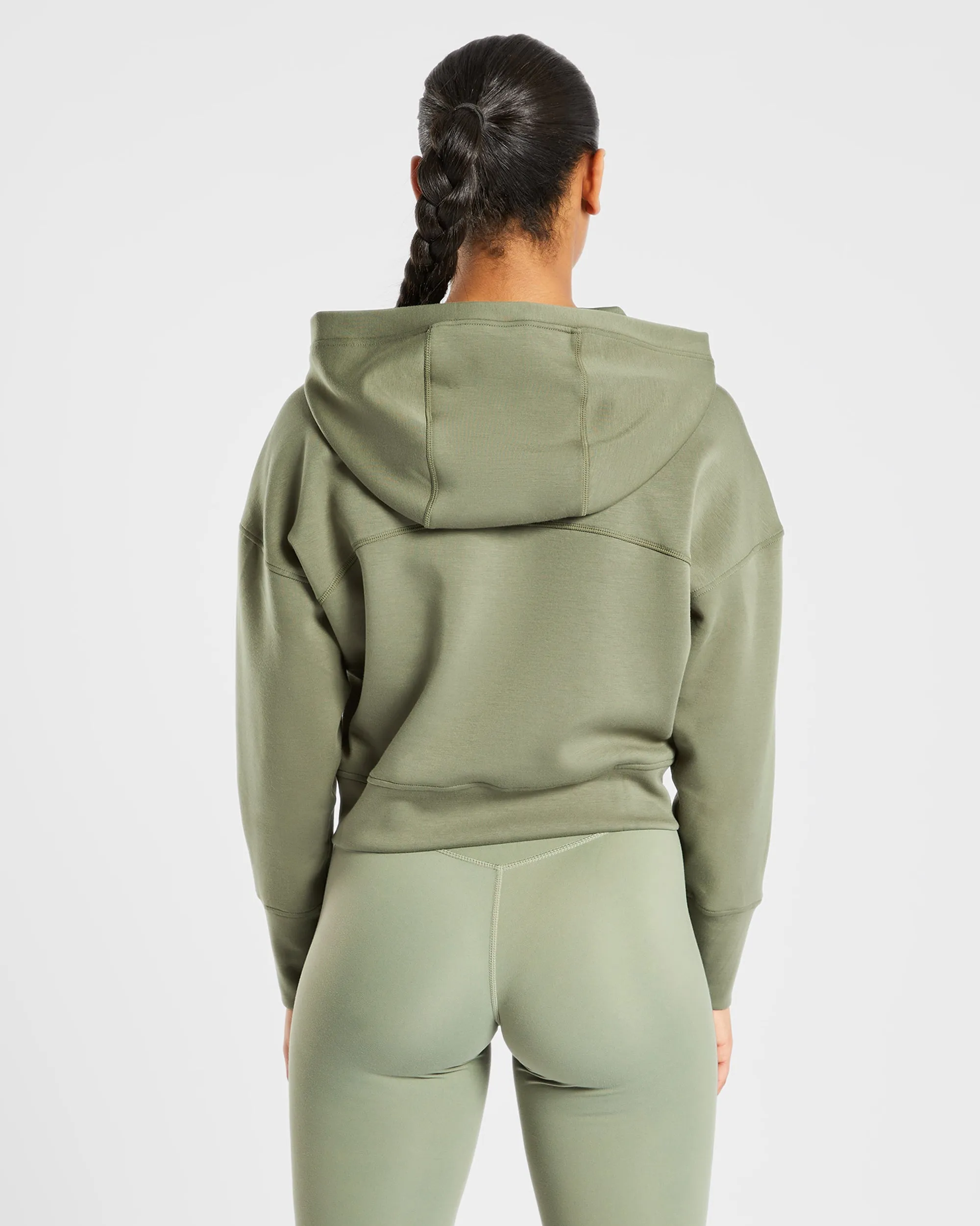 Zip Up Jacket - Khaki sold by AYBL product image thumbnail 2