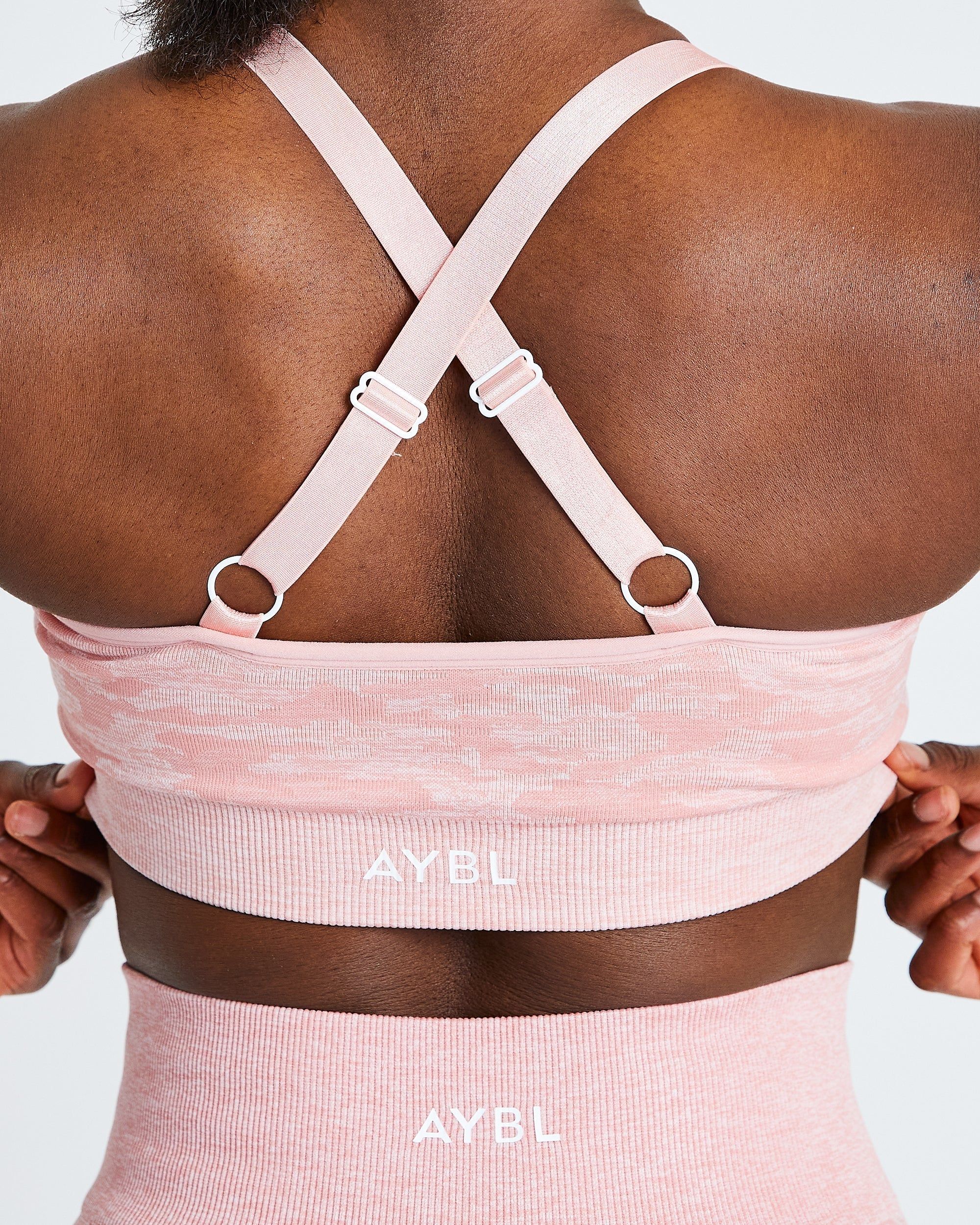Evolve Camo Seamless Sports Bra - Pink sold by AYBL product image thumbnail 8