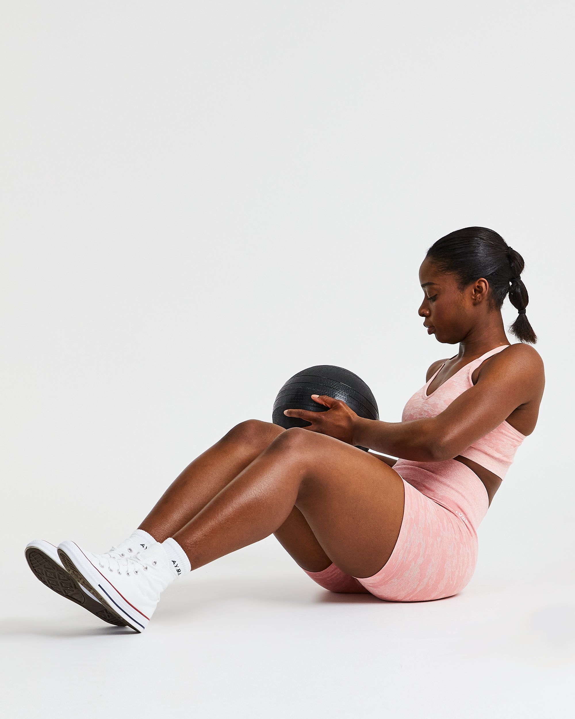 Evolve Camo Seamless Sports Bra - Pink sold by AYBL product image thumbnail 6