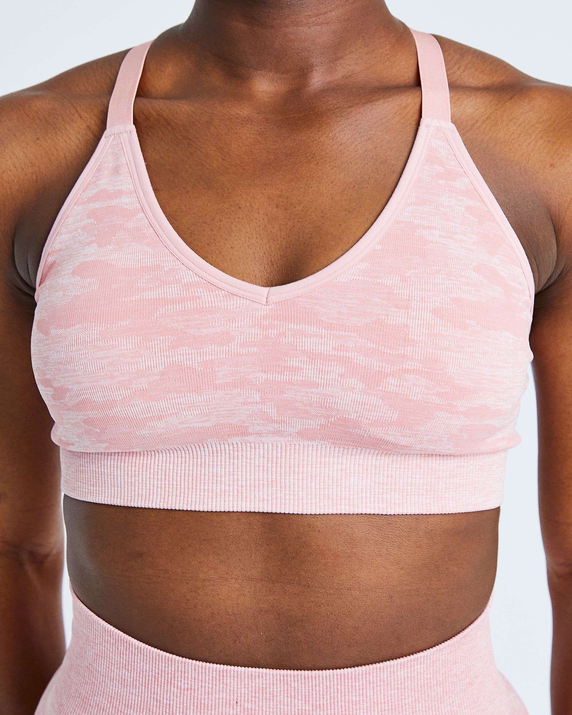 Evolve Camo Seamless Sports Bra - Pink sold by AYBL product image thumbnail 7