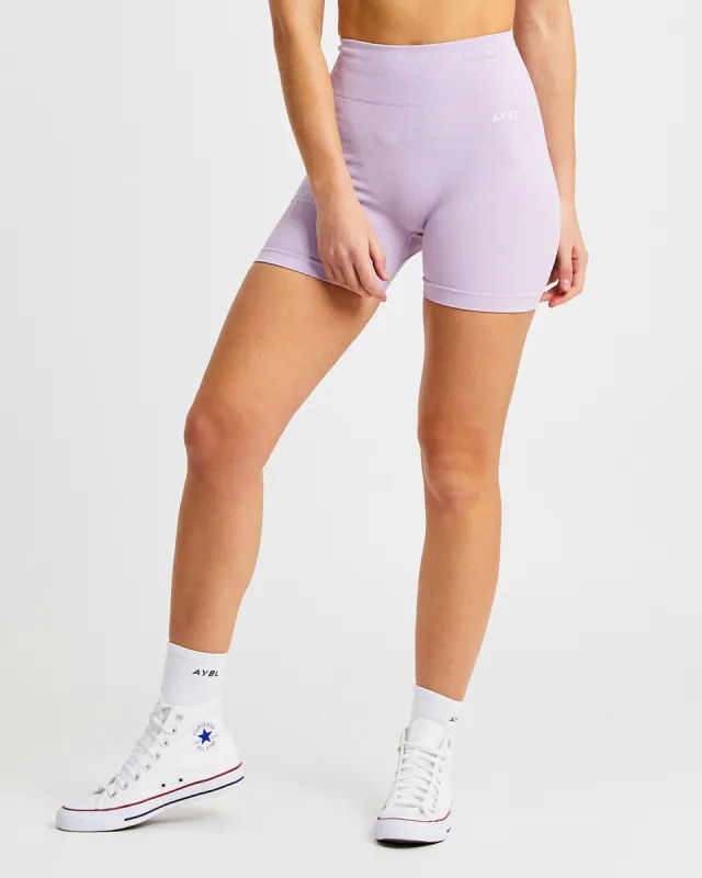 Evolve Speckle Seamless Shorts - Lilac sold by AYBL