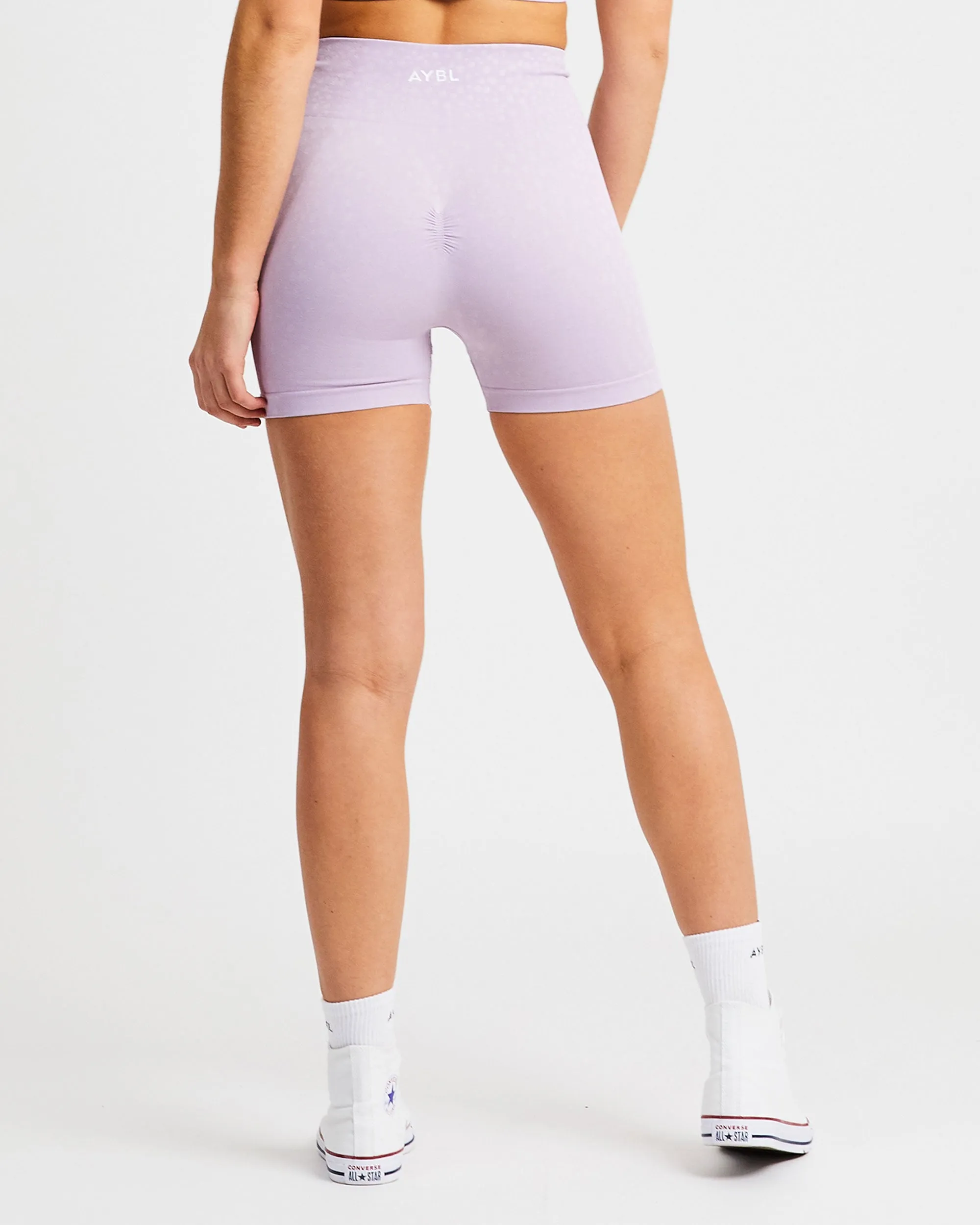 Evolve Speckle Seamless Shorts - Lilac sold by AYBL product image thumbnail 2