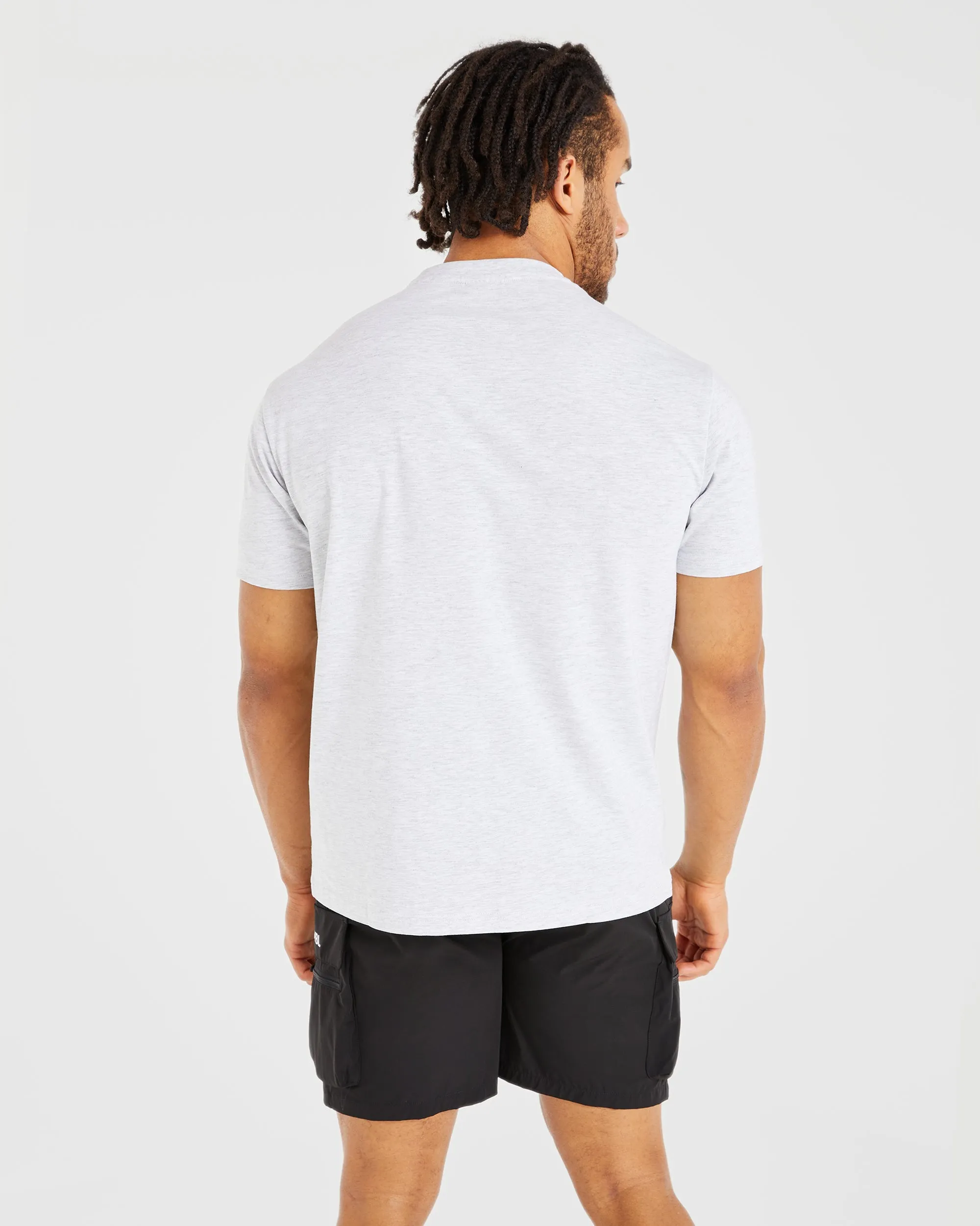 Essential T Shirt - Light Grey Marl sold by AYBL product image thumbnail 2