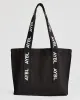 Branded Strap Tote Bag - Black sold by AYBL