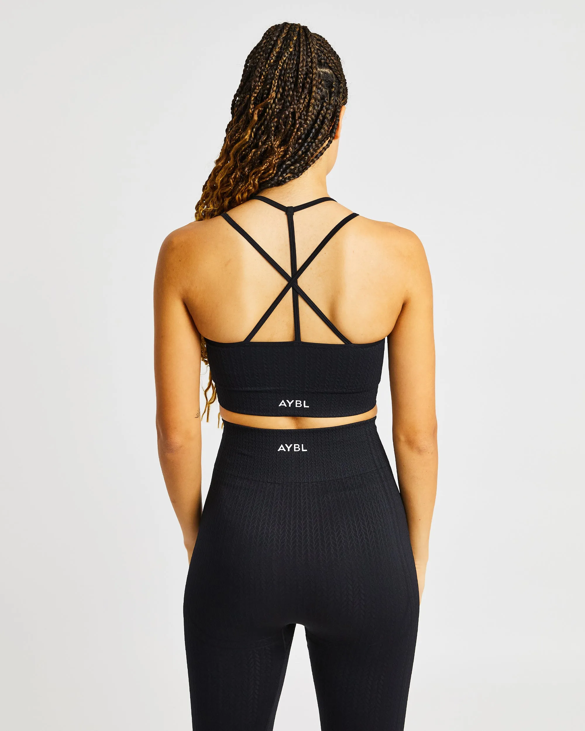 Luxe Seamless Sports Bra - Black sold by AYBL product image thumbnail 2