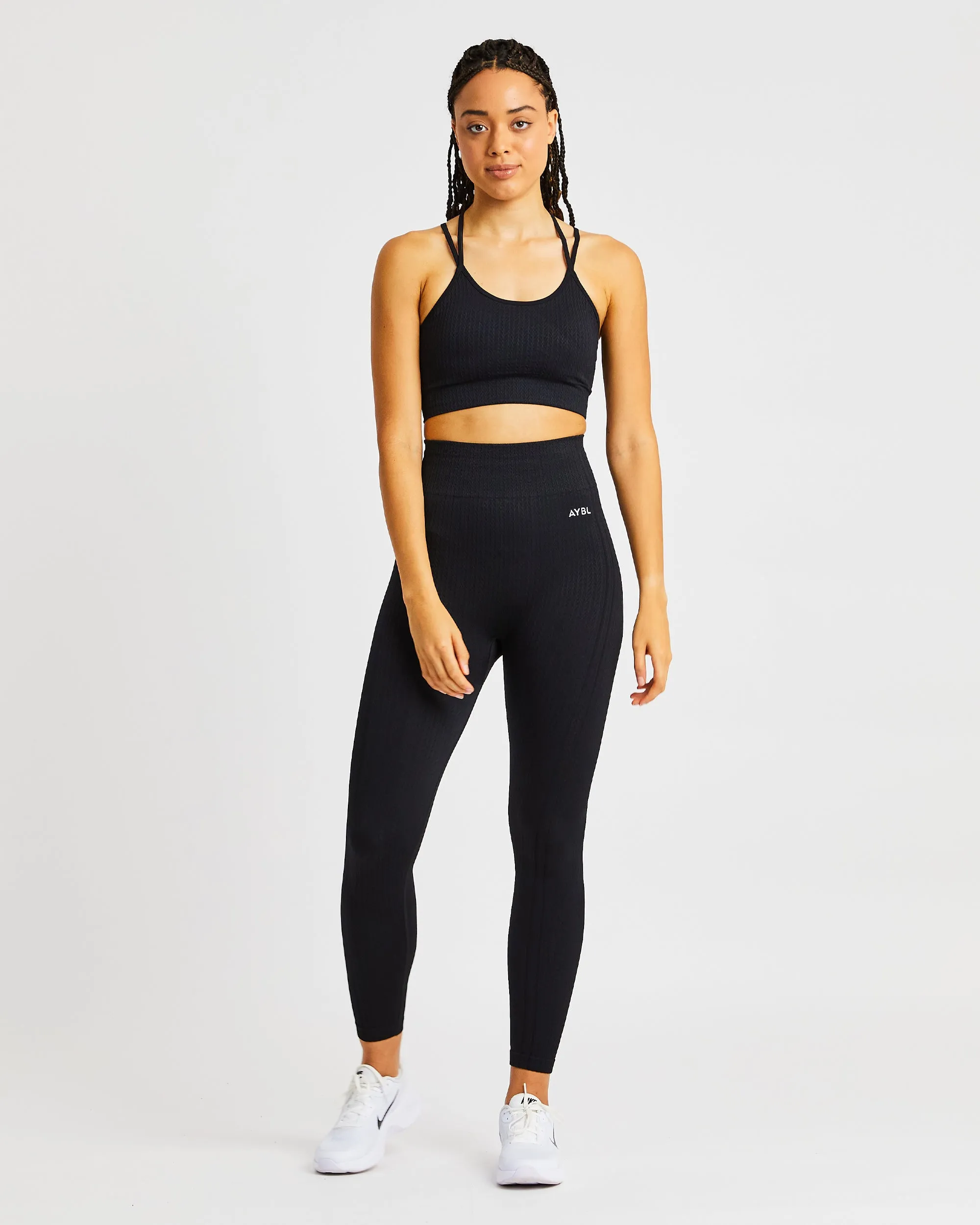 Luxe Seamless Sports Bra - Black sold by AYBL product image thumbnail 3