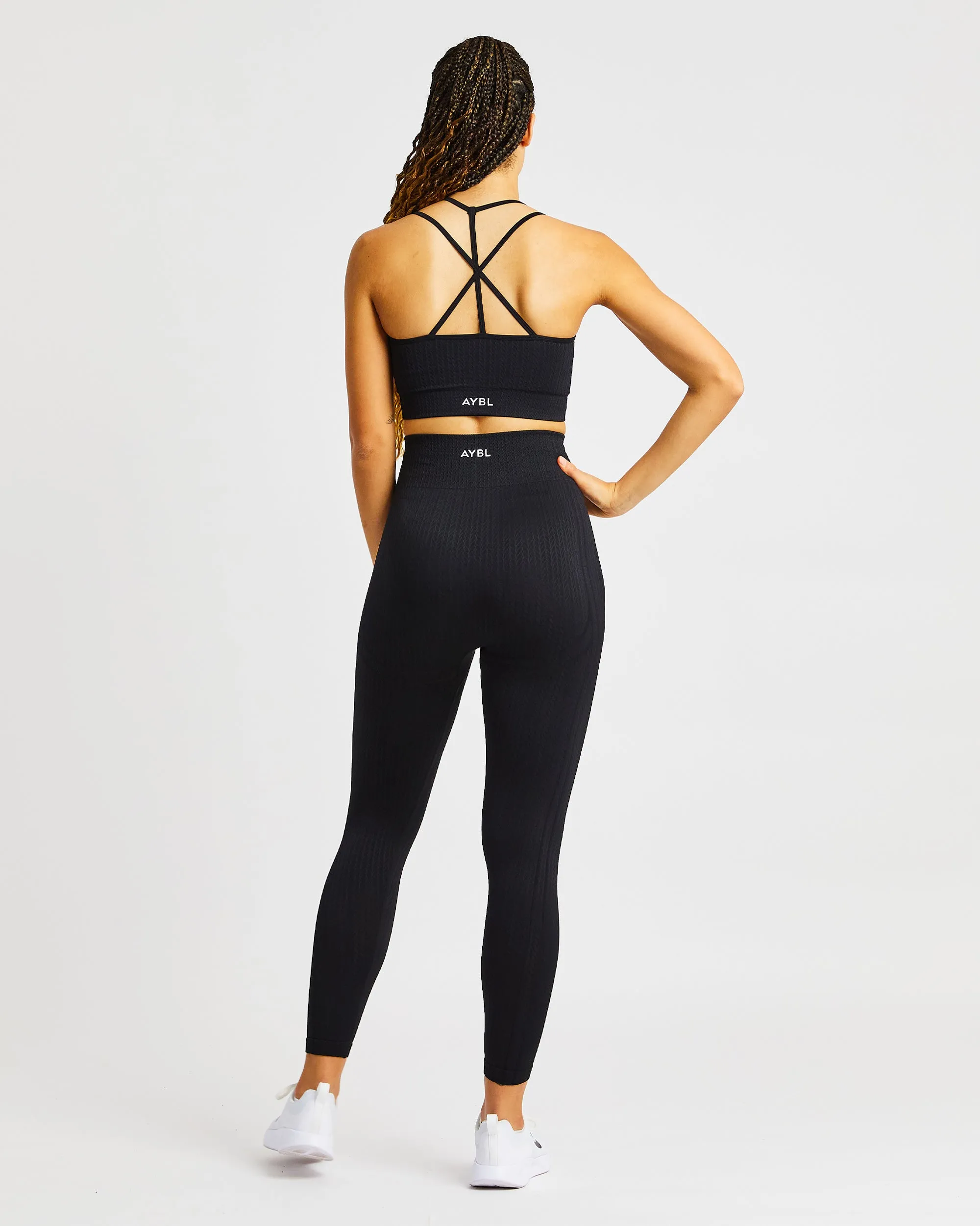 Luxe Seamless Sports Bra - Black sold by AYBL product image thumbnail 4