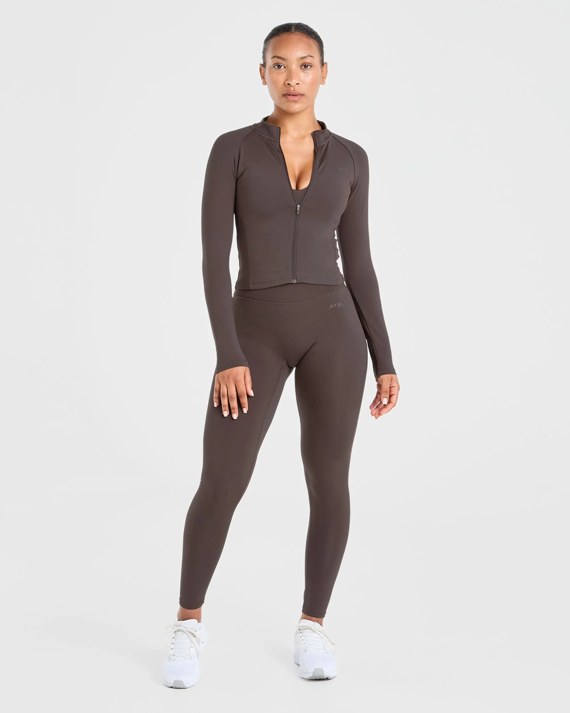 Staple Zip Jacket - Coffee Brown sold by AYBL product image thumbnail 3