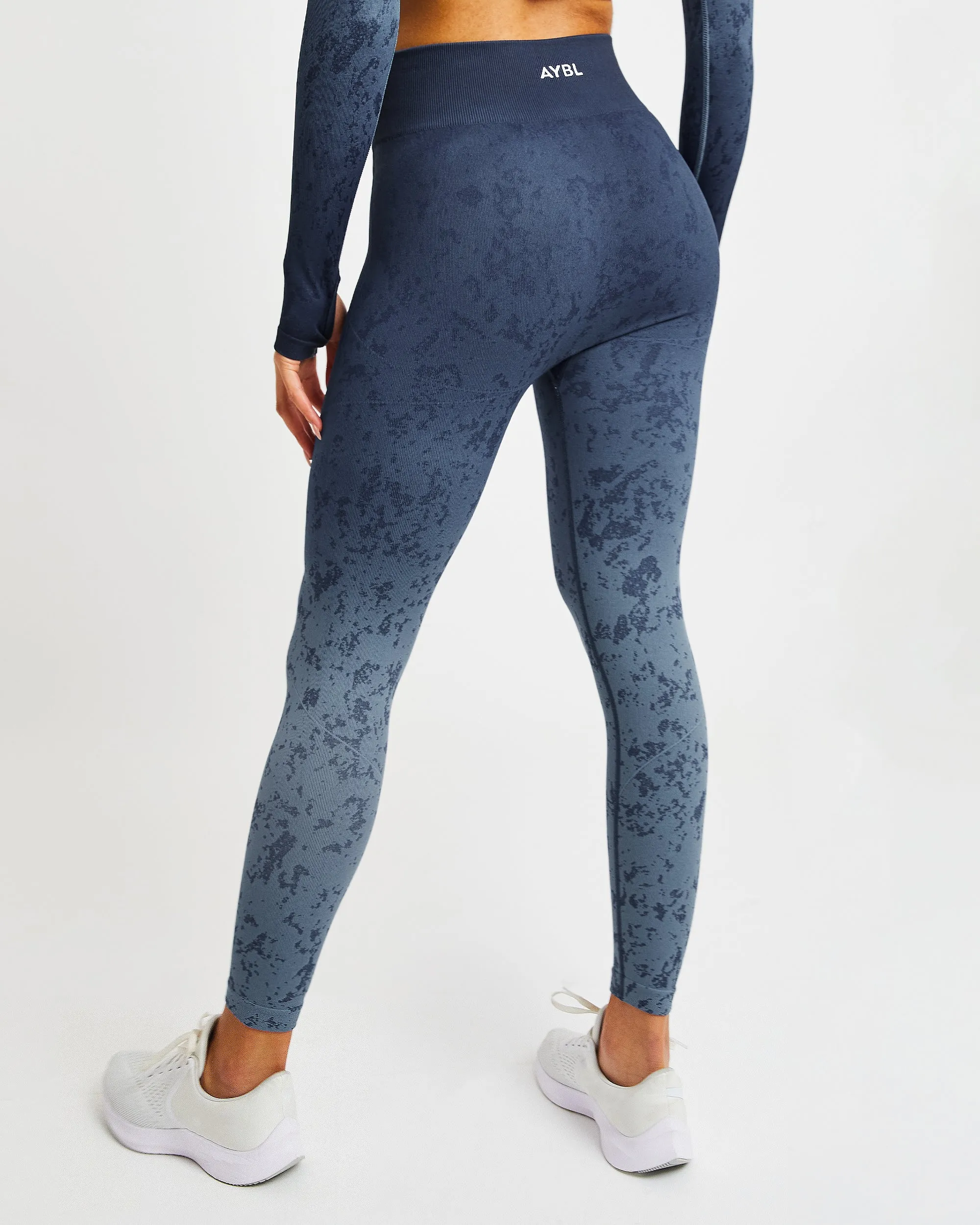 Flare Seamless Leggings - Blue sold by AYBL product image thumbnail 2