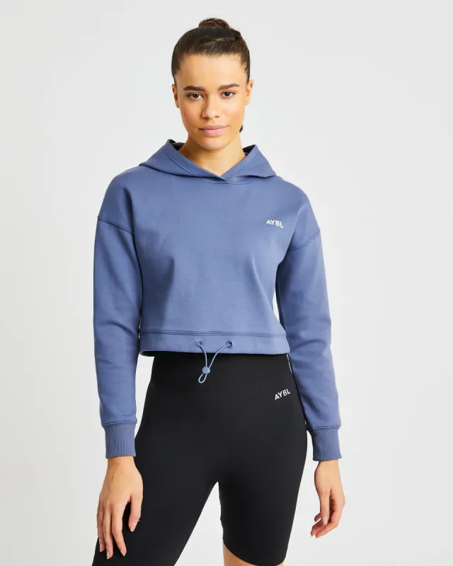 Everyday Drawcord Hoodie - Slate Blue sold by AYBL