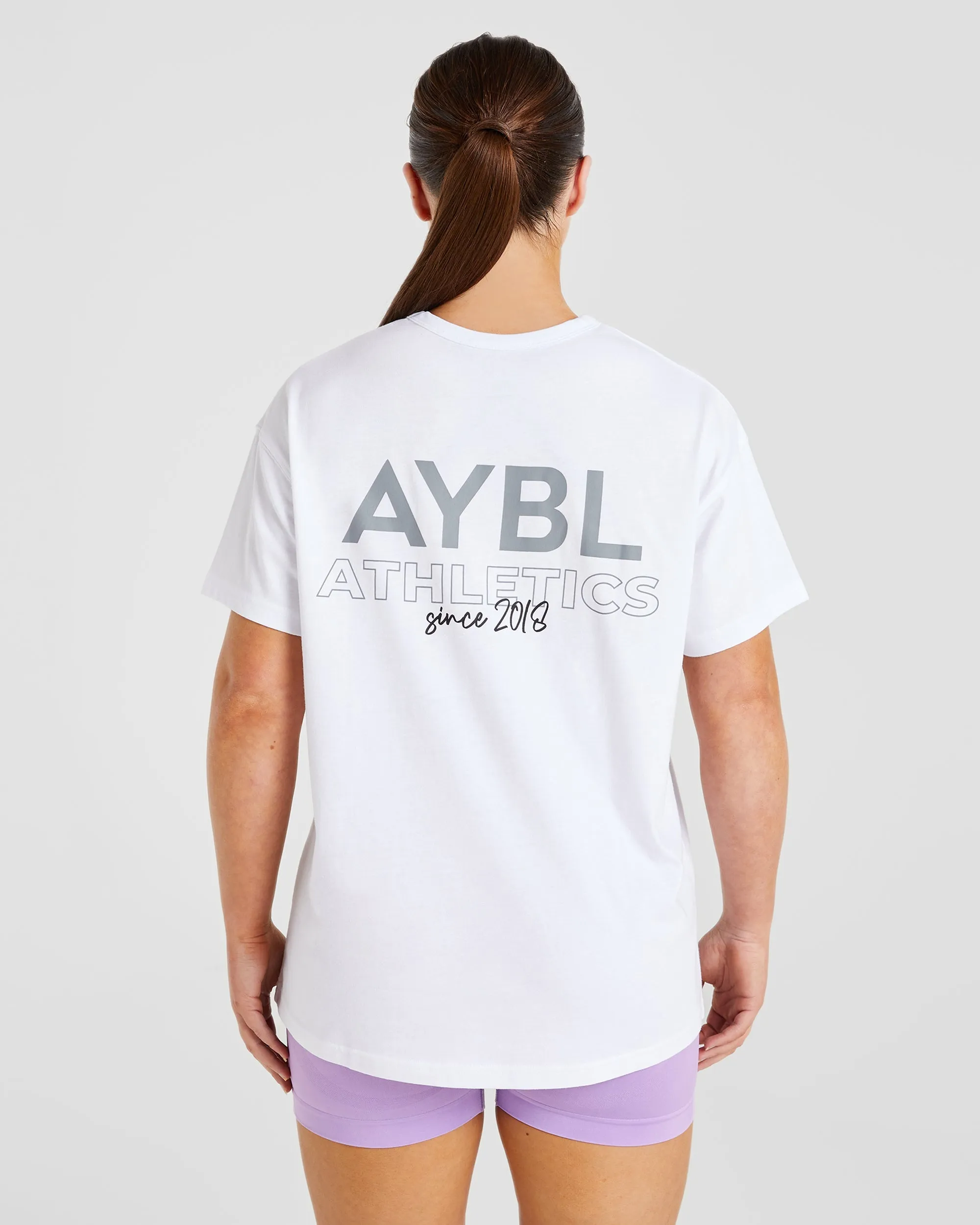 AYBL Athletics Oversized T Shirt - White sold by AYBL