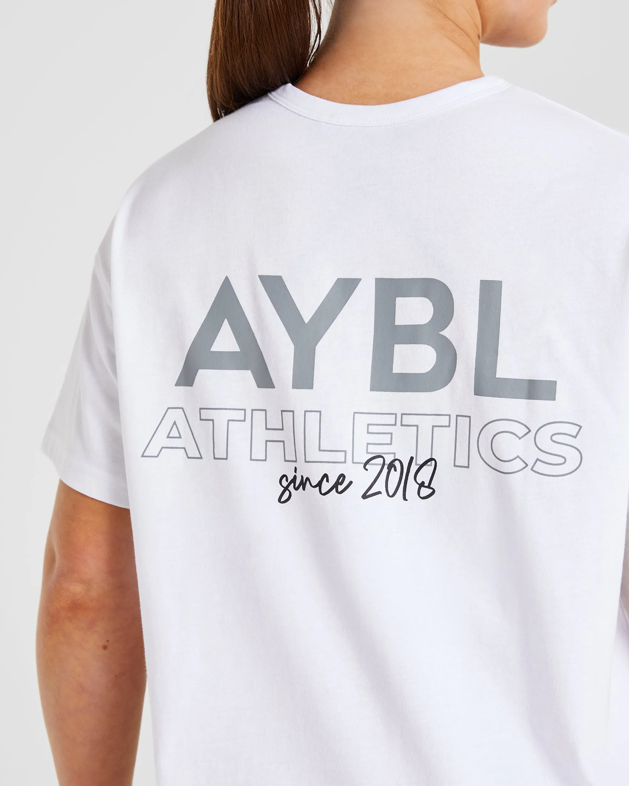 AYBL Athletics Oversized T Shirt - White sold by AYBL product image thumbnail 5