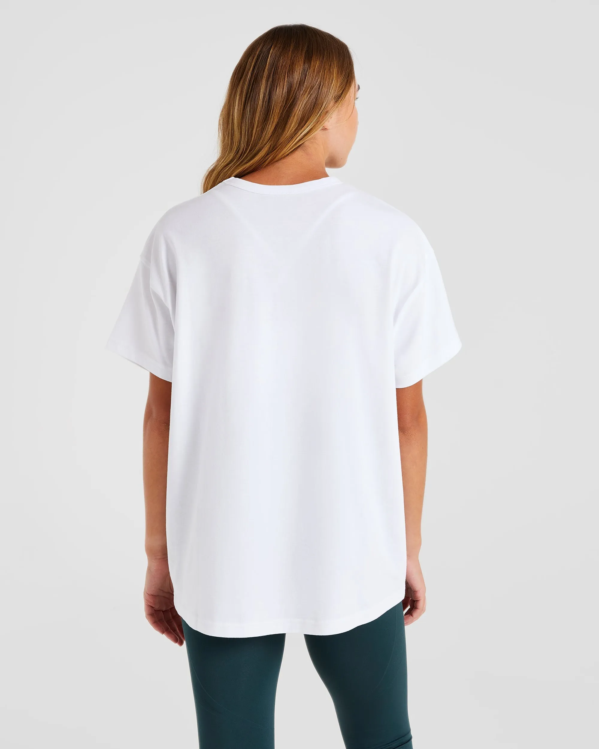 AYBL Script Oversized T Shirt - White sold by AYBL product image thumbnail 2