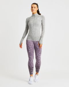 Motion Seamless 1/2 Zip Pullover - Khaki sold by AYBL