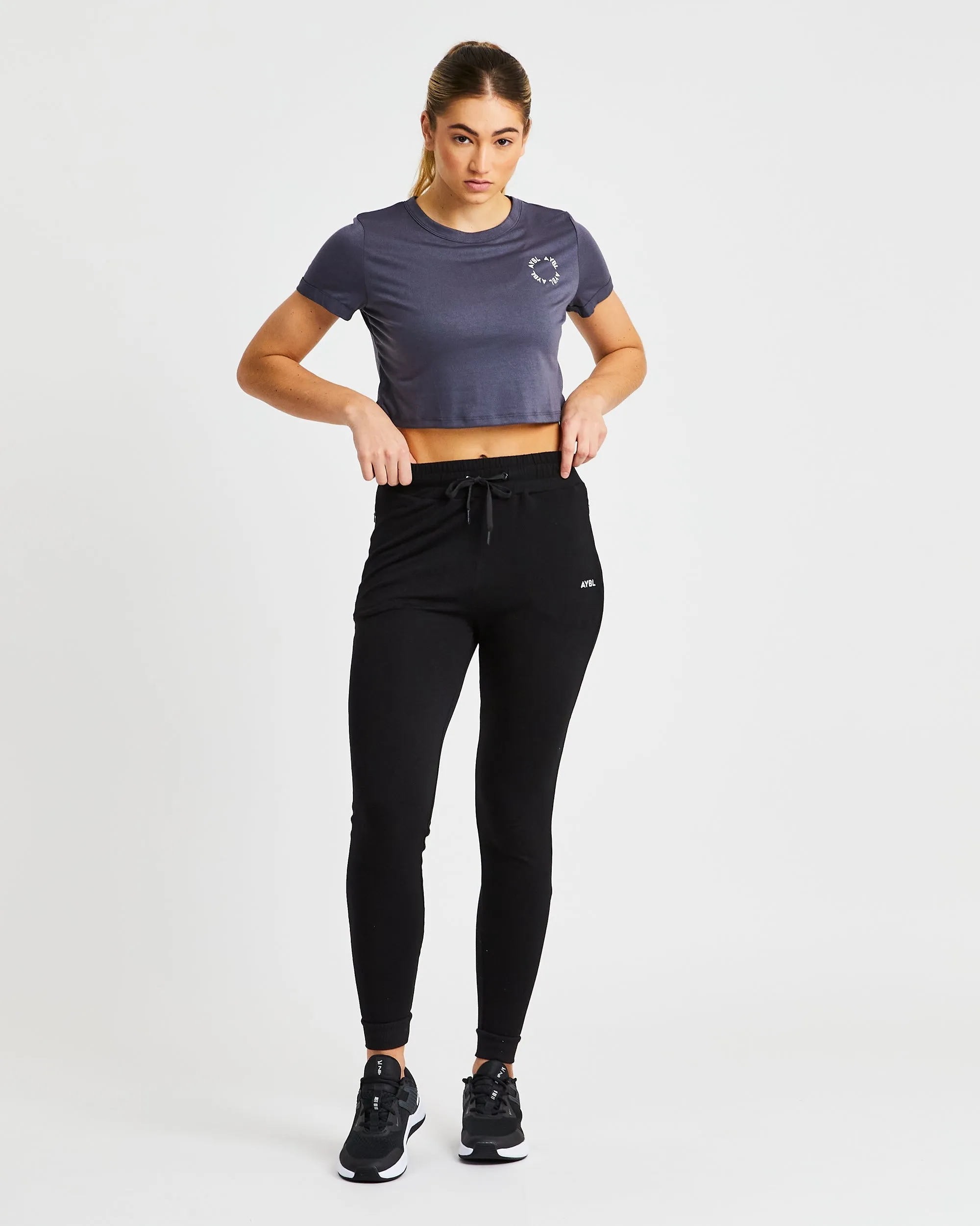 Element Crop Top - Charcoal sold by AYBL product image thumbnail 3